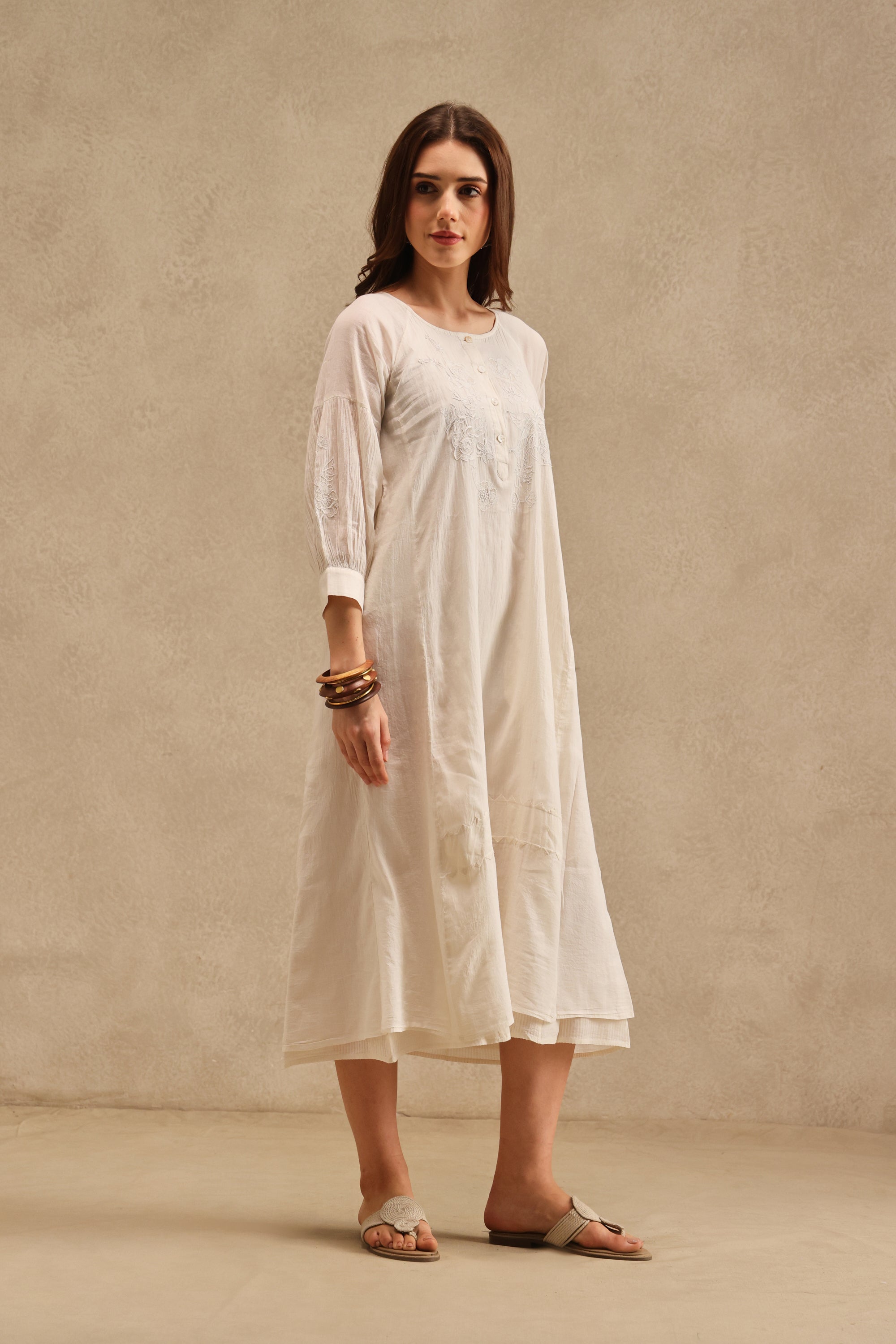 Deoria Handcrafted Chikankari Dress