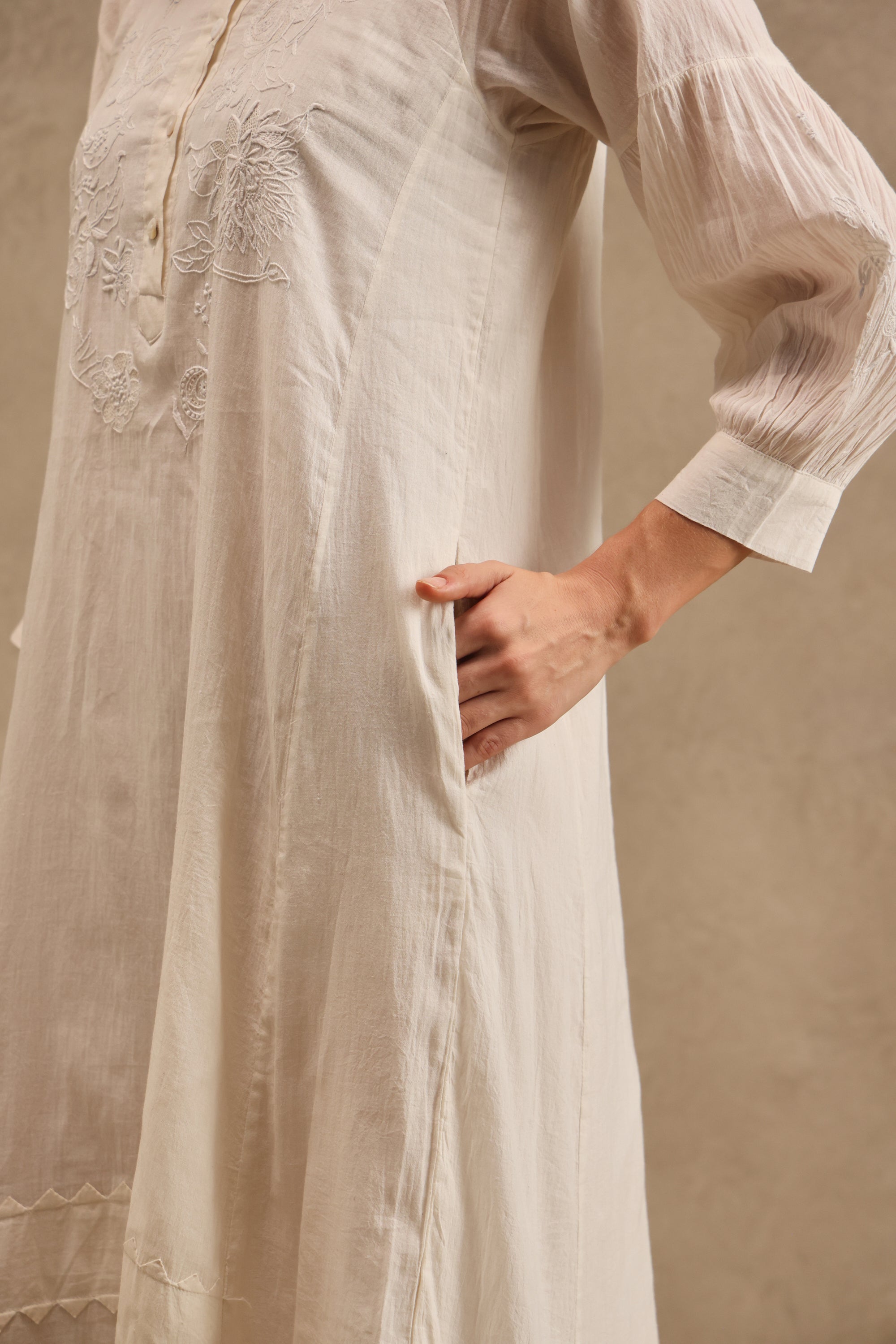 Deoria Handcrafted Chikankari Dress