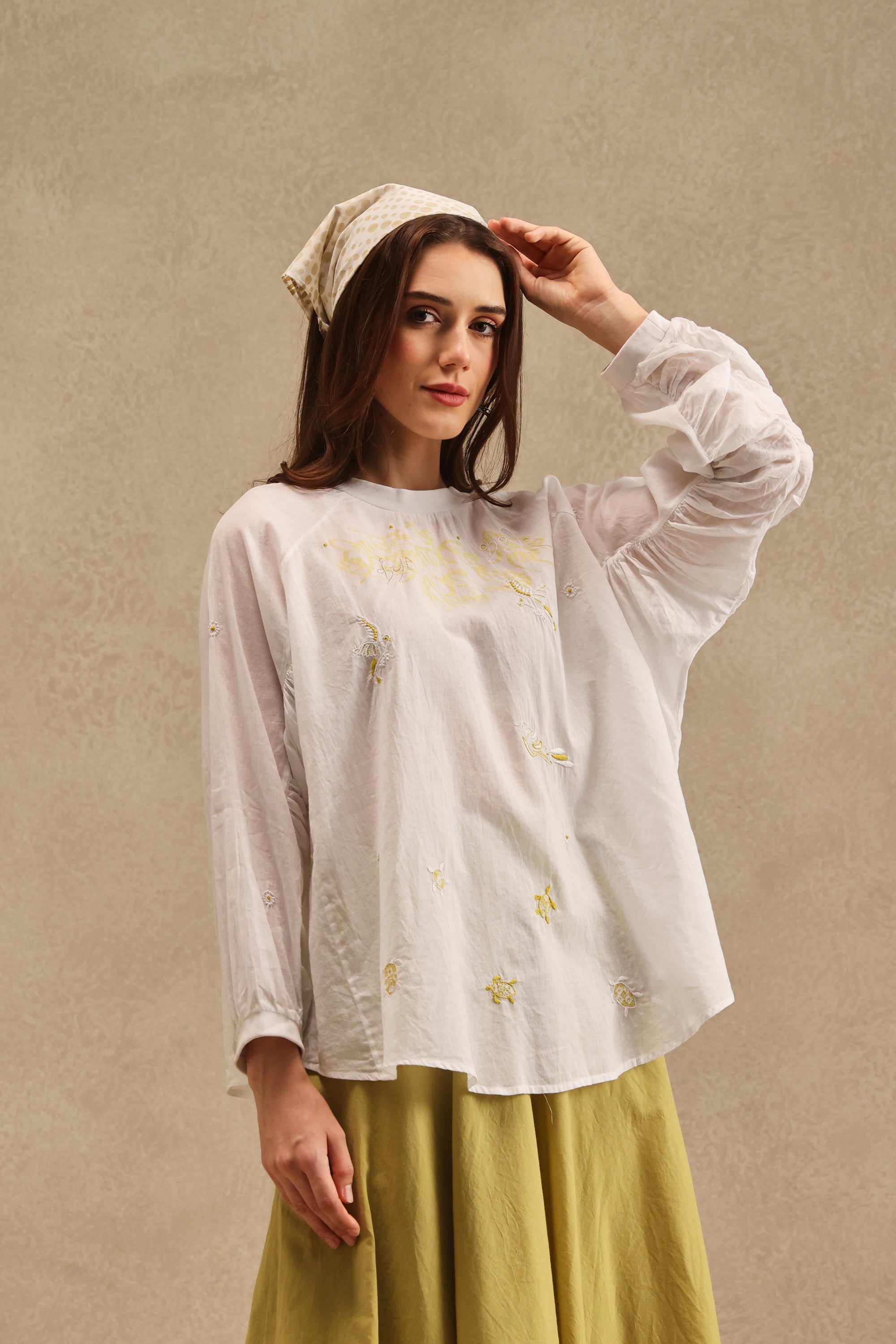 Sada Handcrafted Chikankari Top