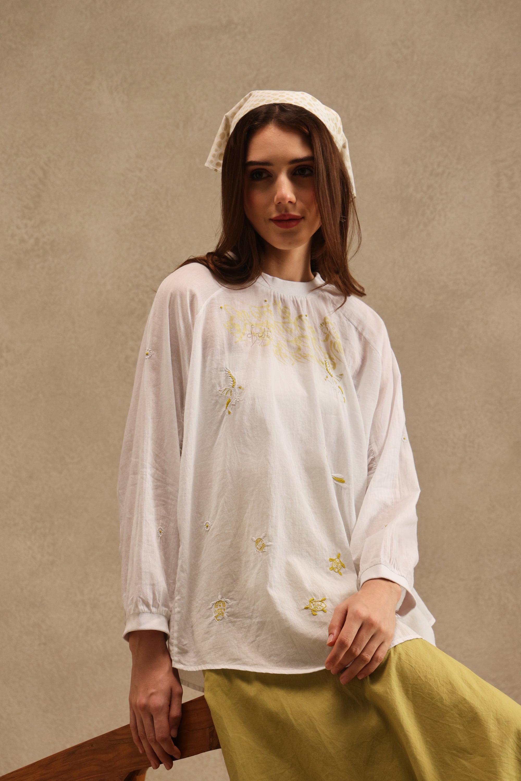 Sada Handcrafted Chikankari Top