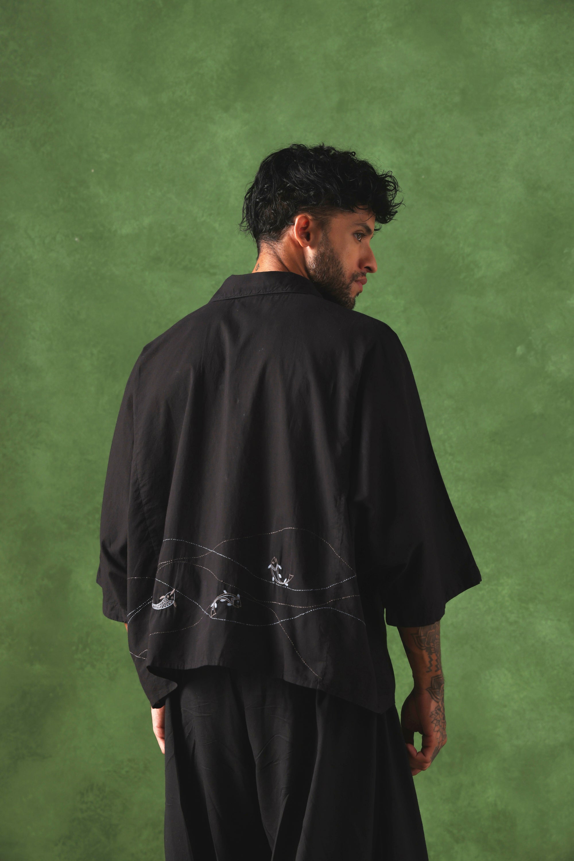 Seher handcrafted Chikankari easy Shirt