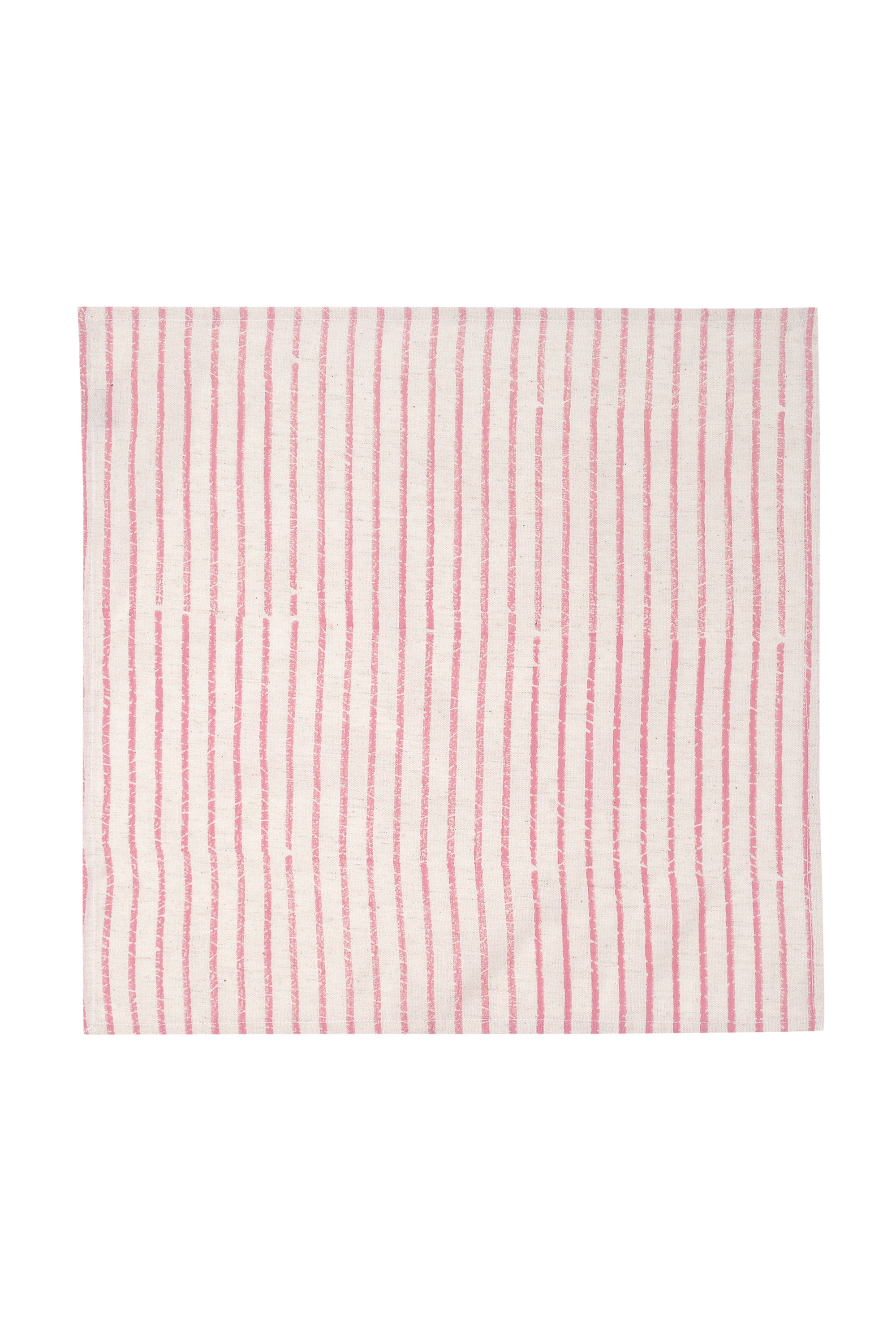 Dinner Napkin | Rekh | Handblock Printed | Cotton Flax | Set of 2