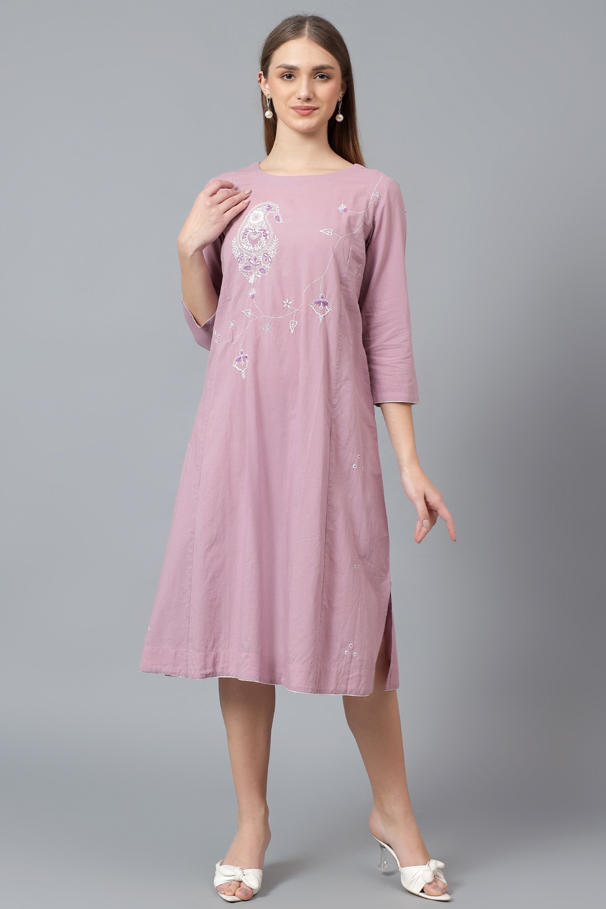 Tunic | Gomti | Chikankari |Cotton