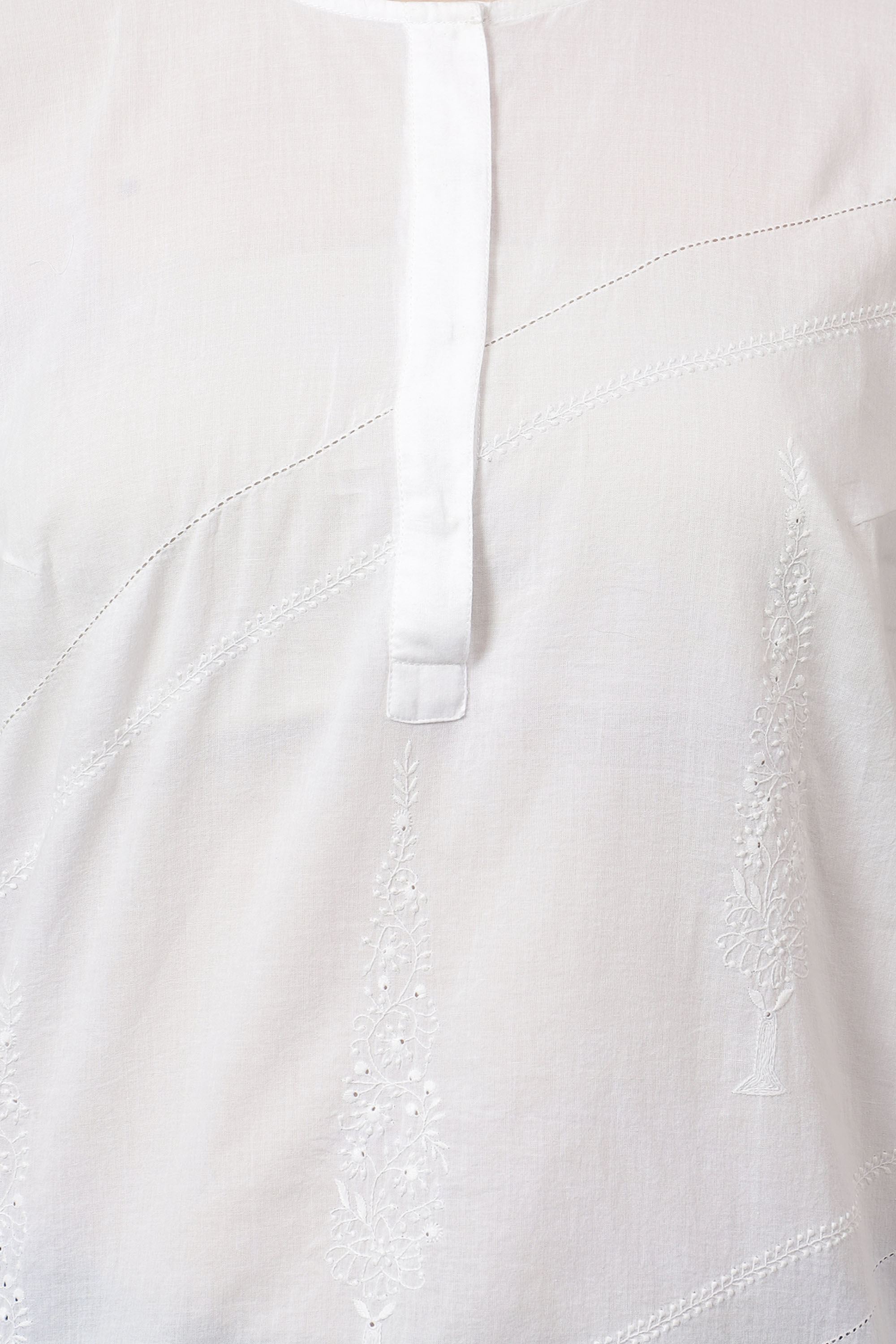 Top | Kakini | Chikankari | Cotton
