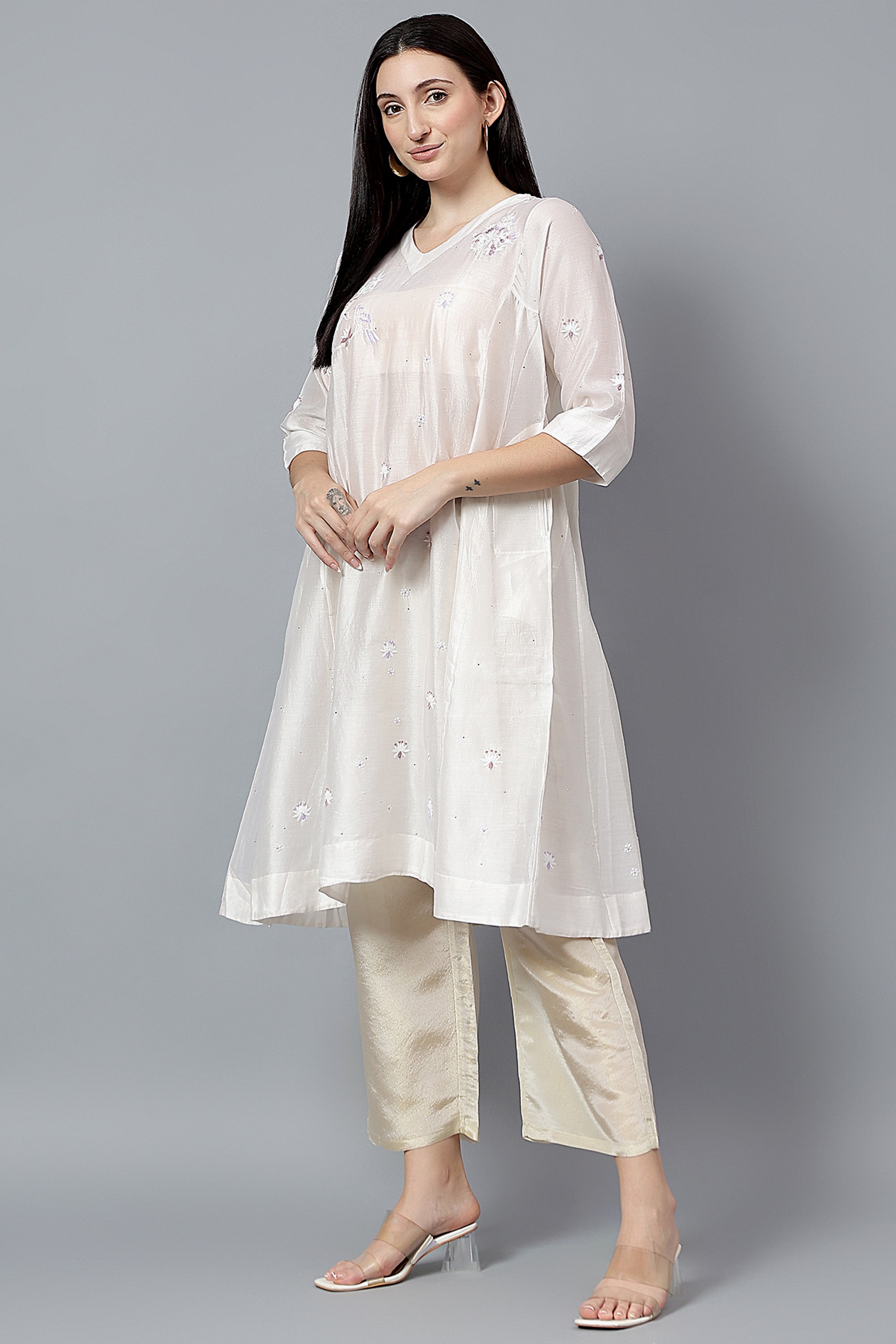 Clubbed | Chhand Kurta + Shravasti Pyjama + Kumuda Dupatta + Chemises