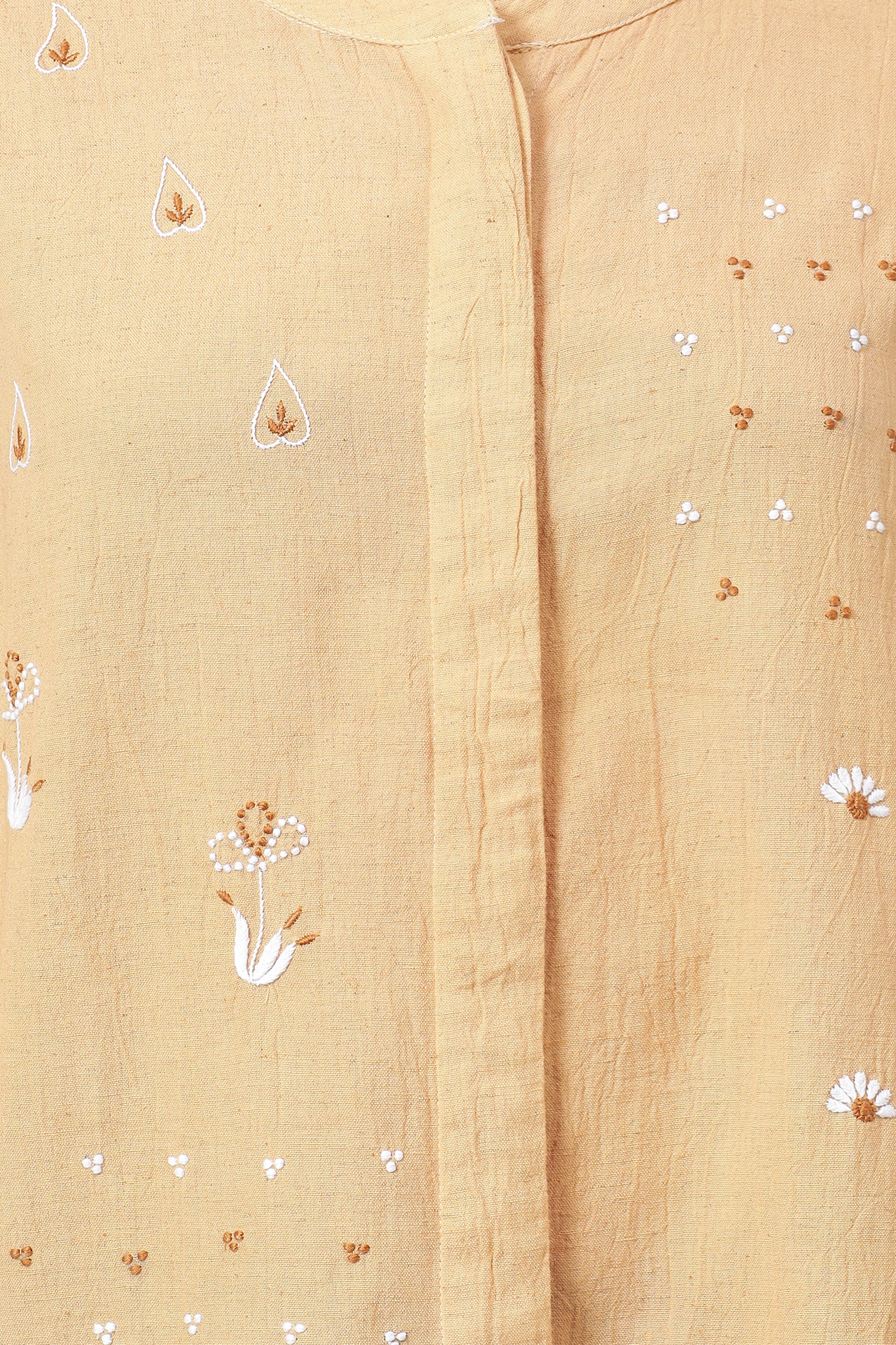 Shirt | Idiom | Chikankari | Cotton Linen