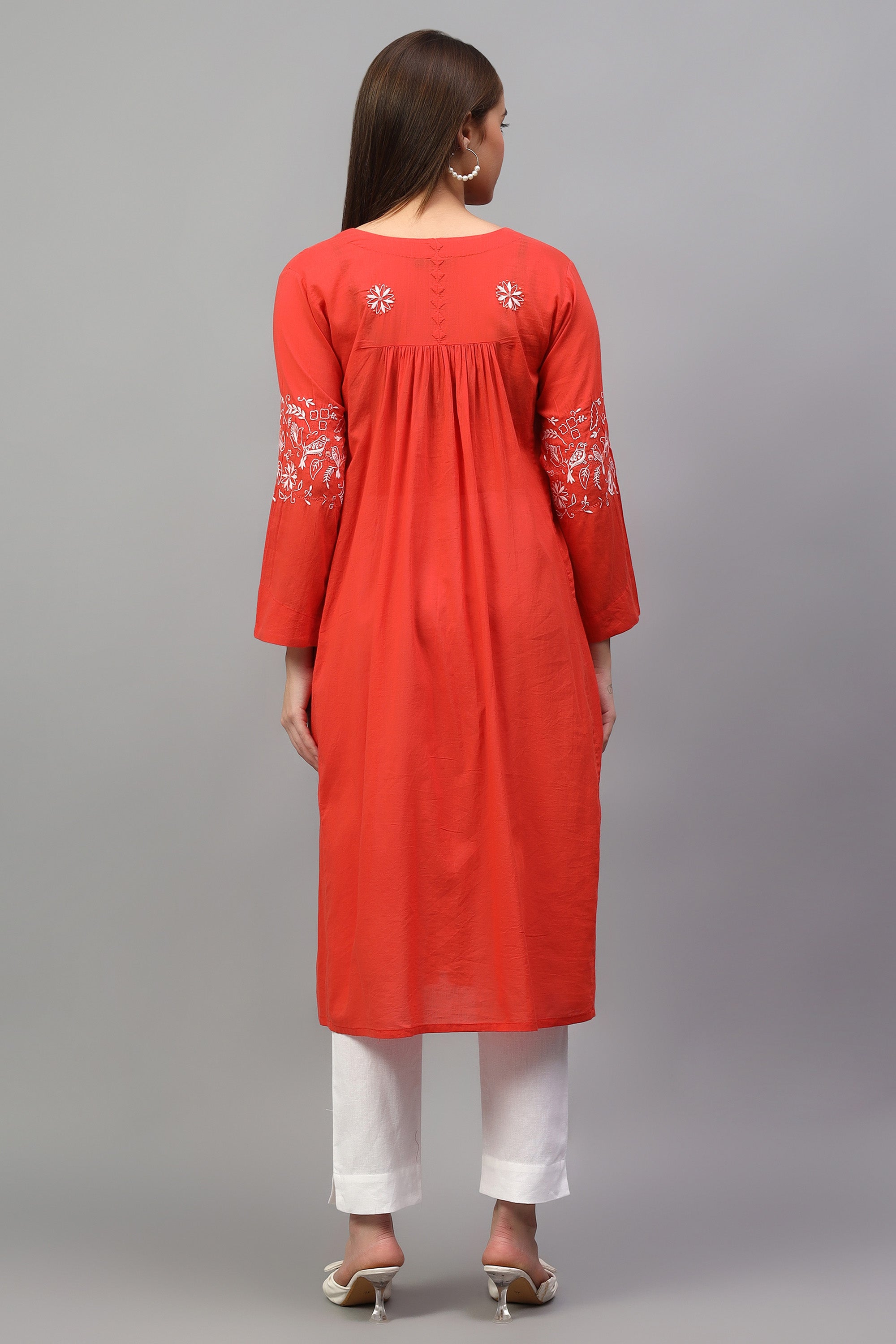 Tunic | Manjra | Chikankari | Cotton
