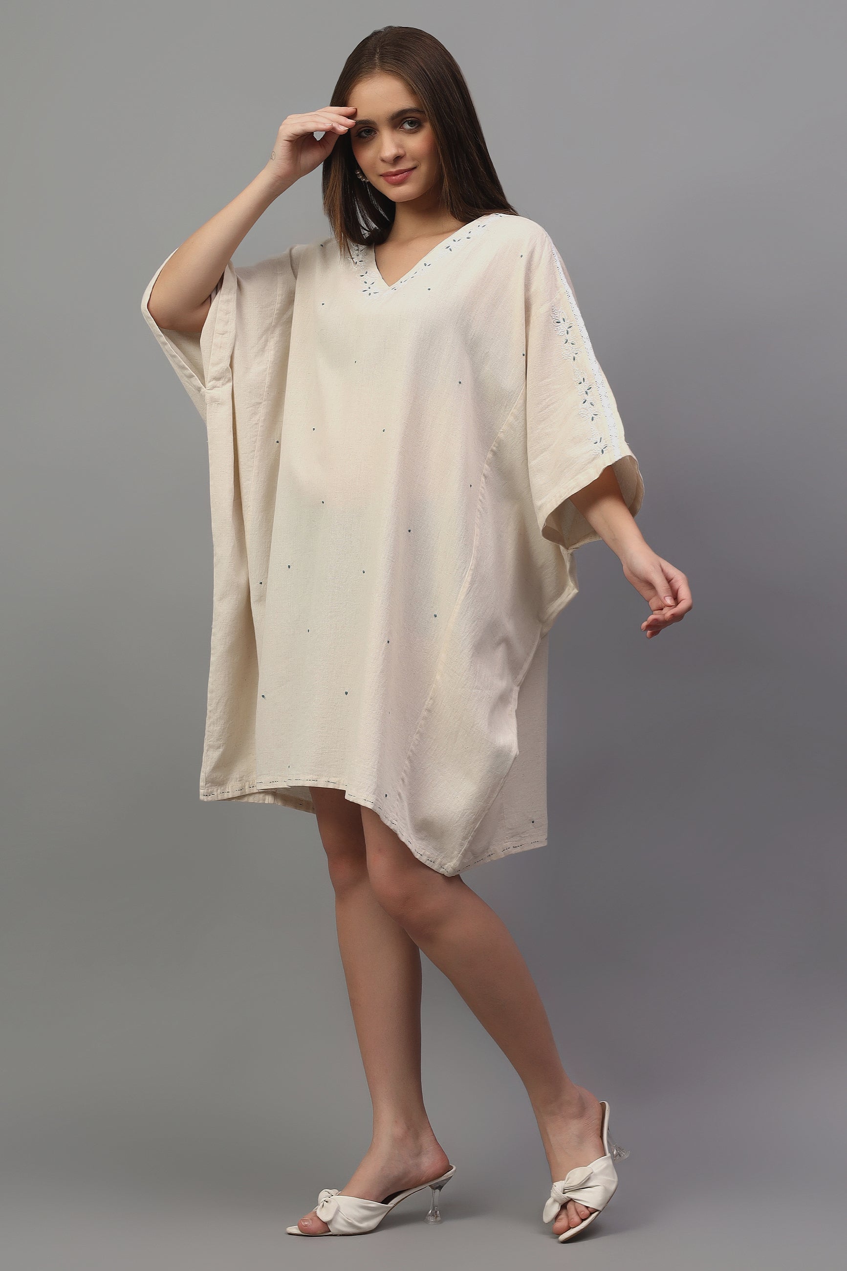 Akito handcrafted Chikankari easy fit Tunic