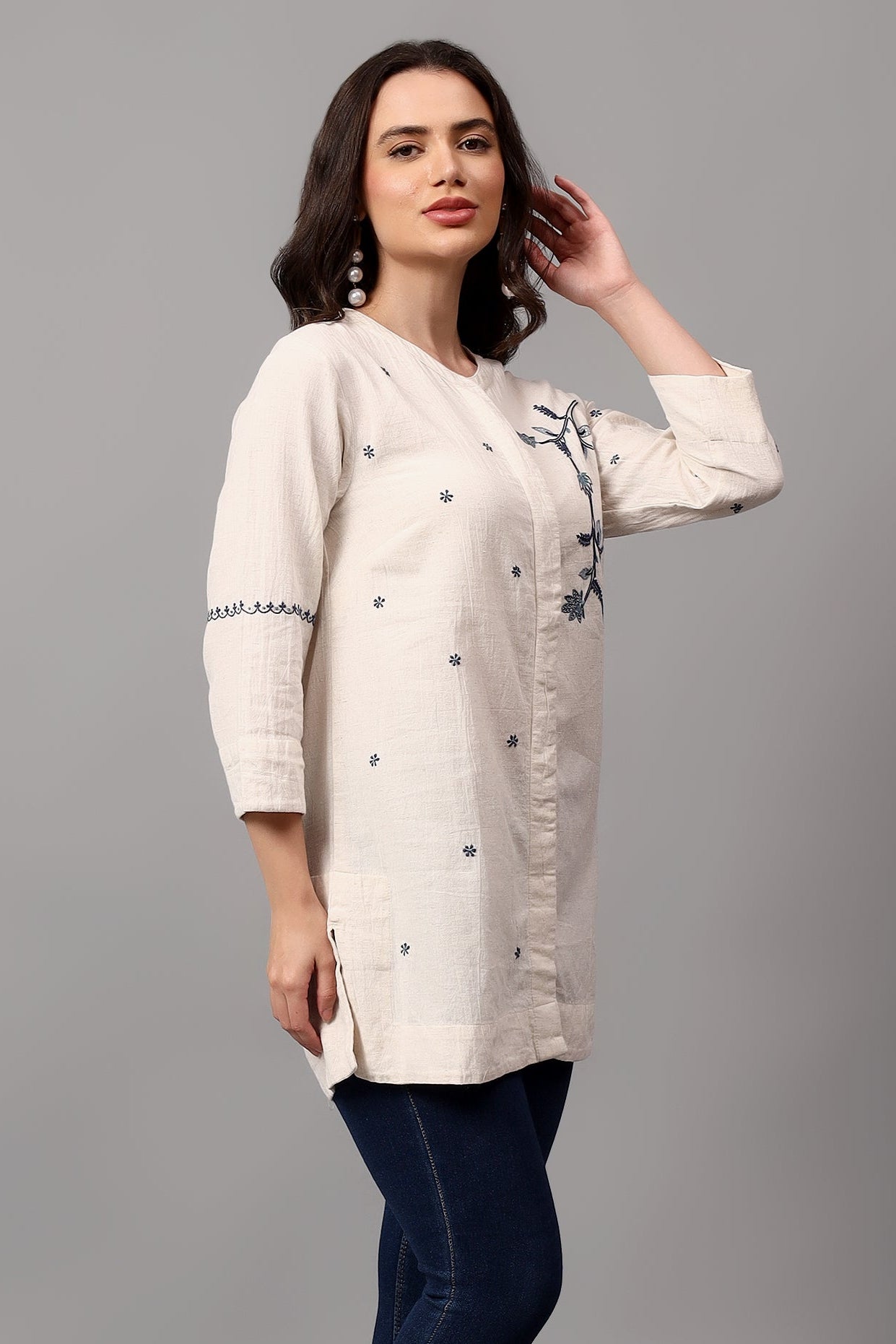 Shingo handcrafted Chikankari Shirt