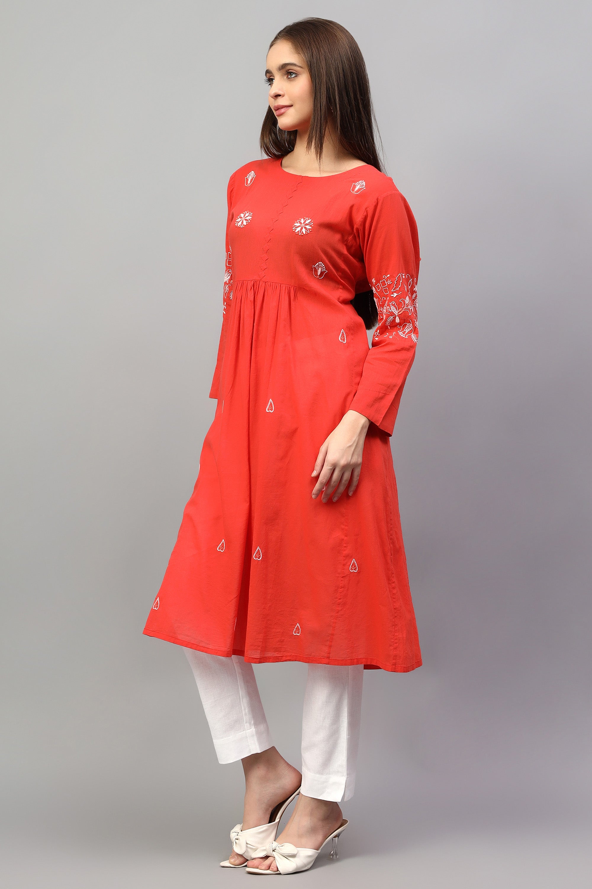 Tunic | Manjra | Chikankari | Cotton