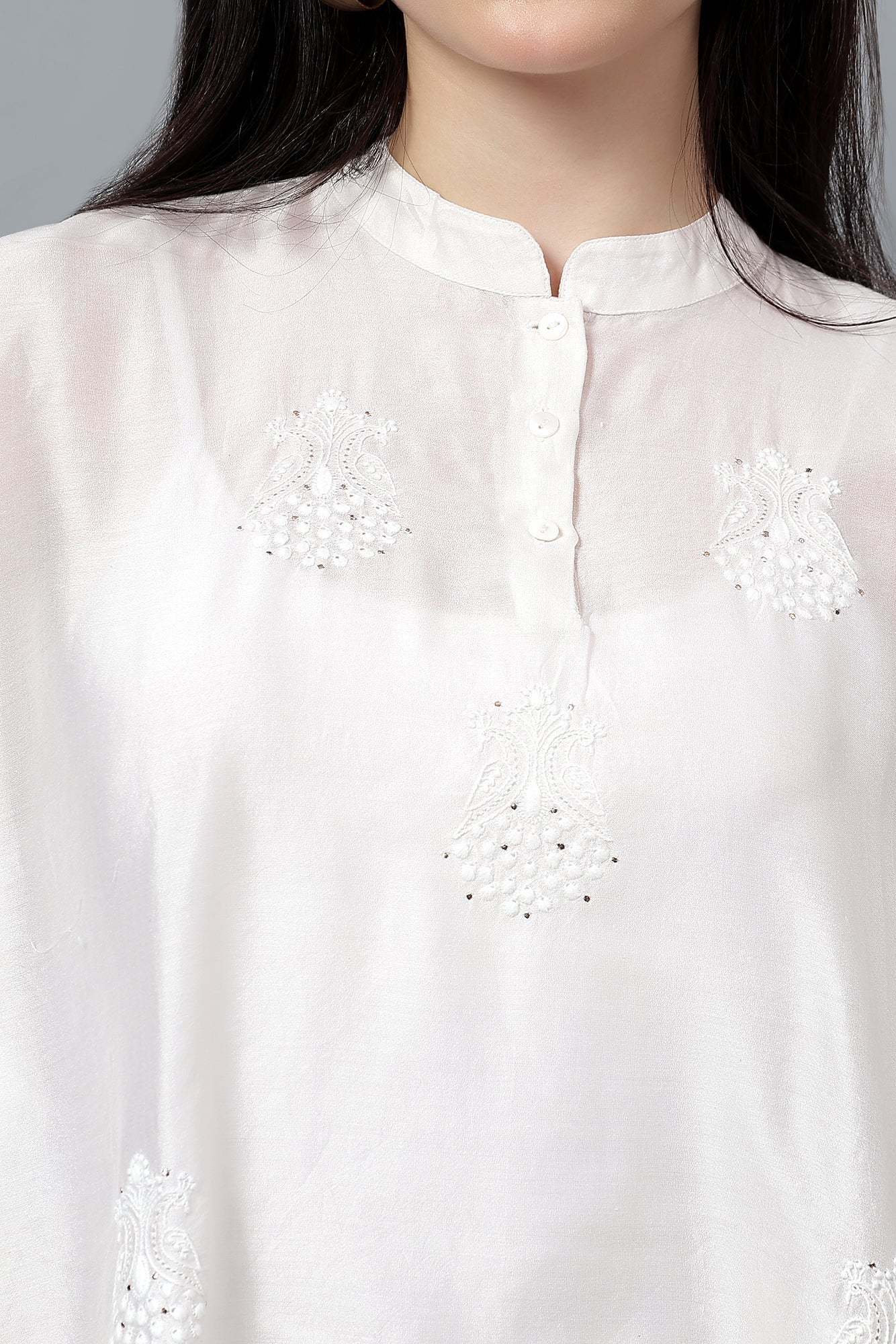 Upsarg handcrafted Chikankari easy Top
