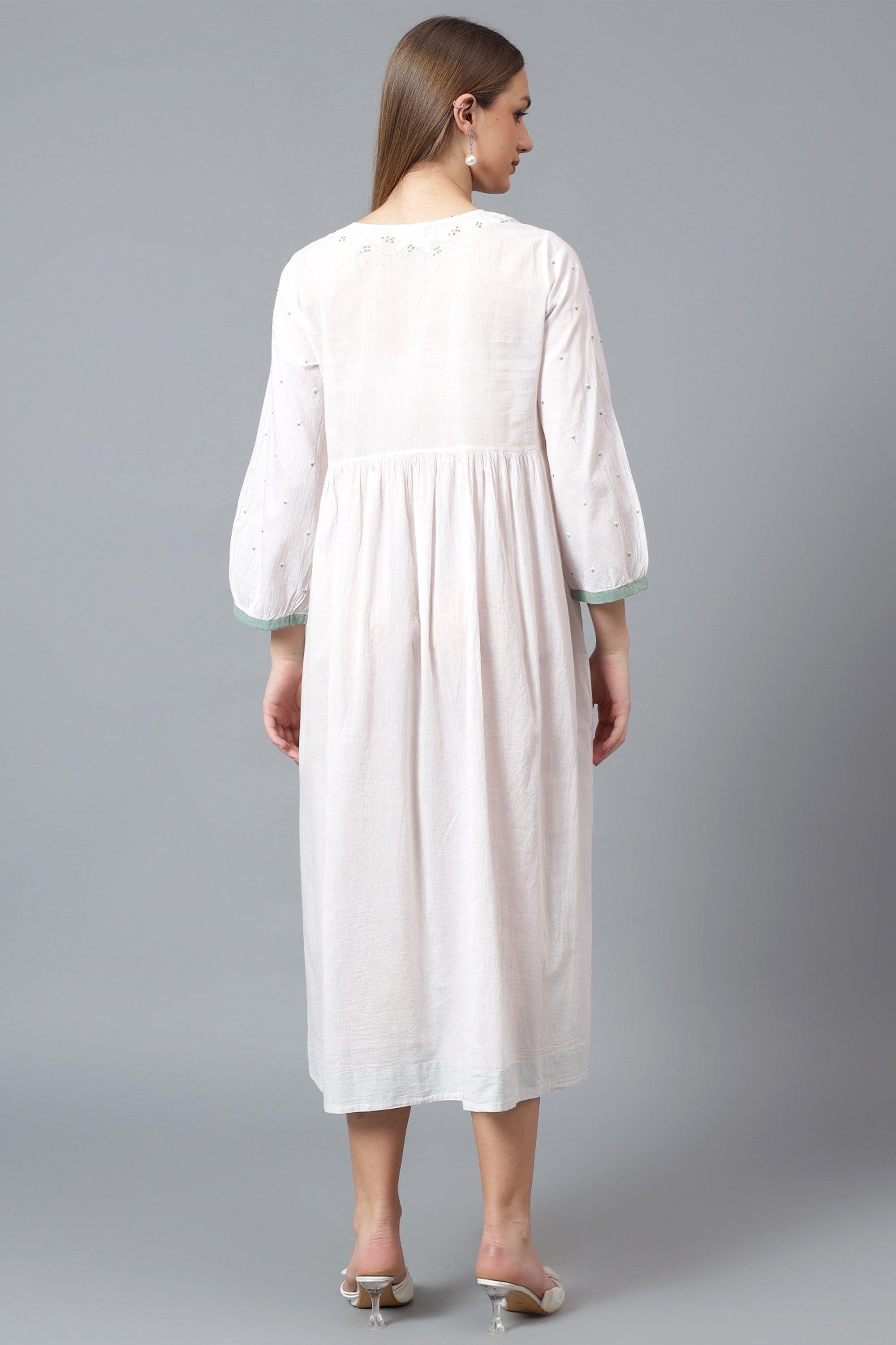 Tunic | Kyoho | Chikankari | Cotton
