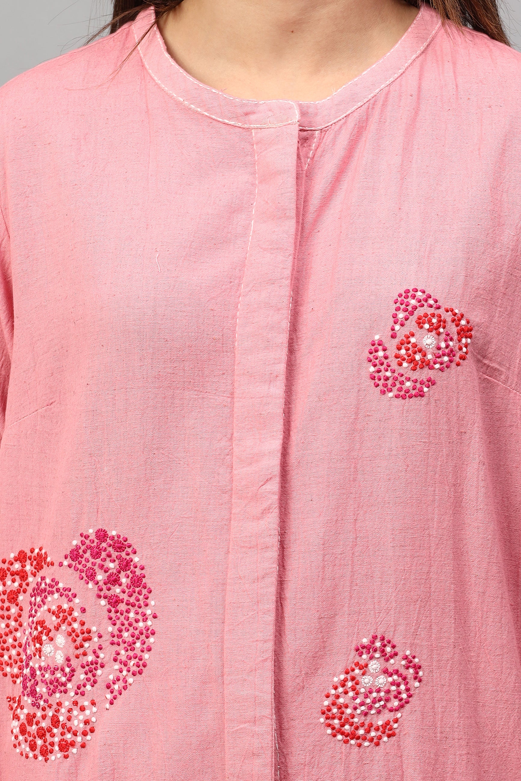 Nubra handcrafted Chikankari Shirt