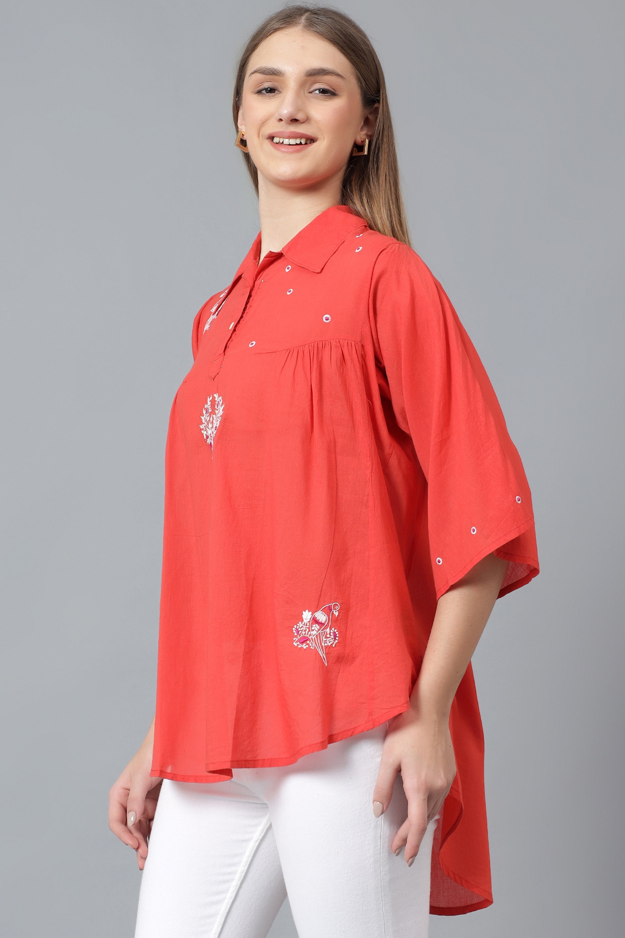 Hunza handcrafted Chikankari Top
