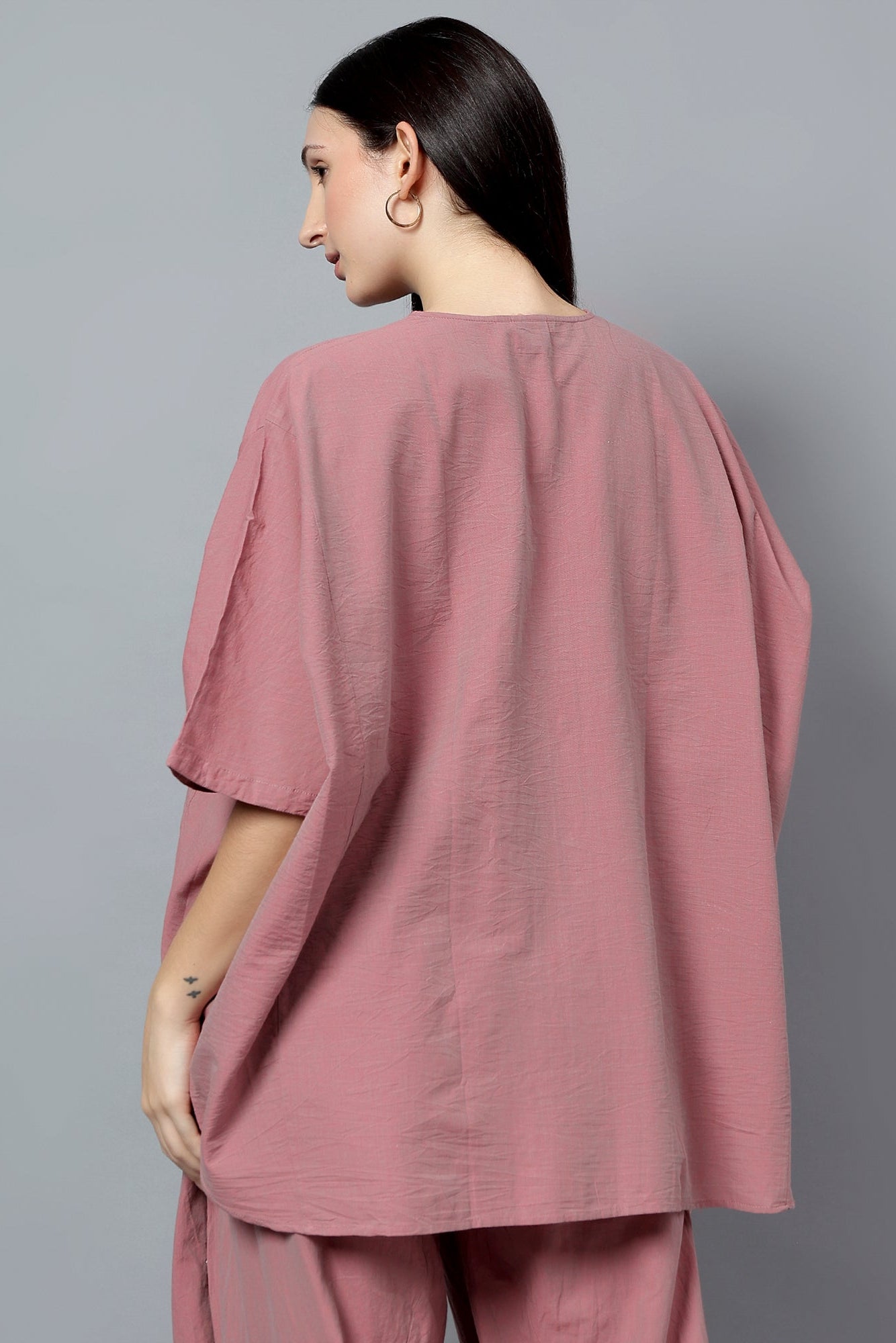 Sarvnaam handcrafted Chikankari Easy Shirt