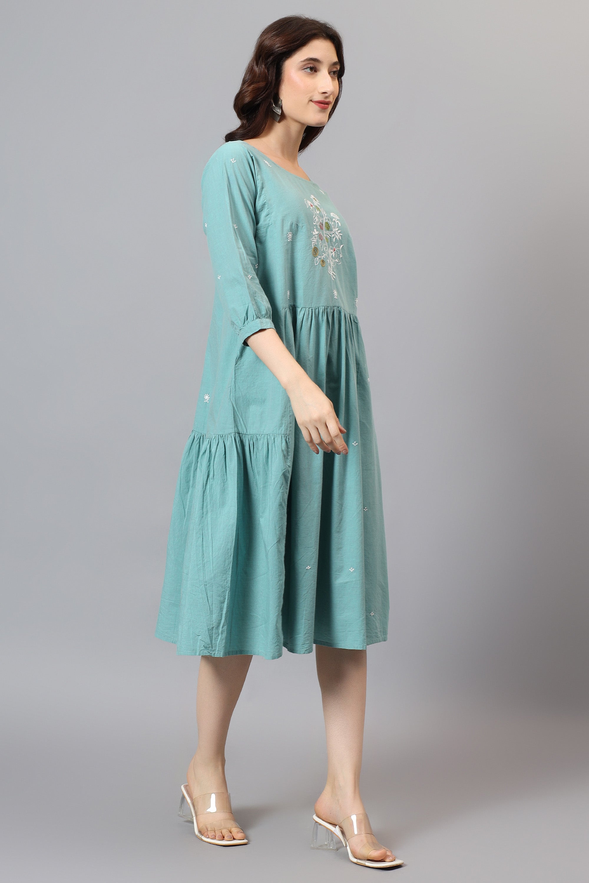 Tunic | Esika | Chikankari | Cotton