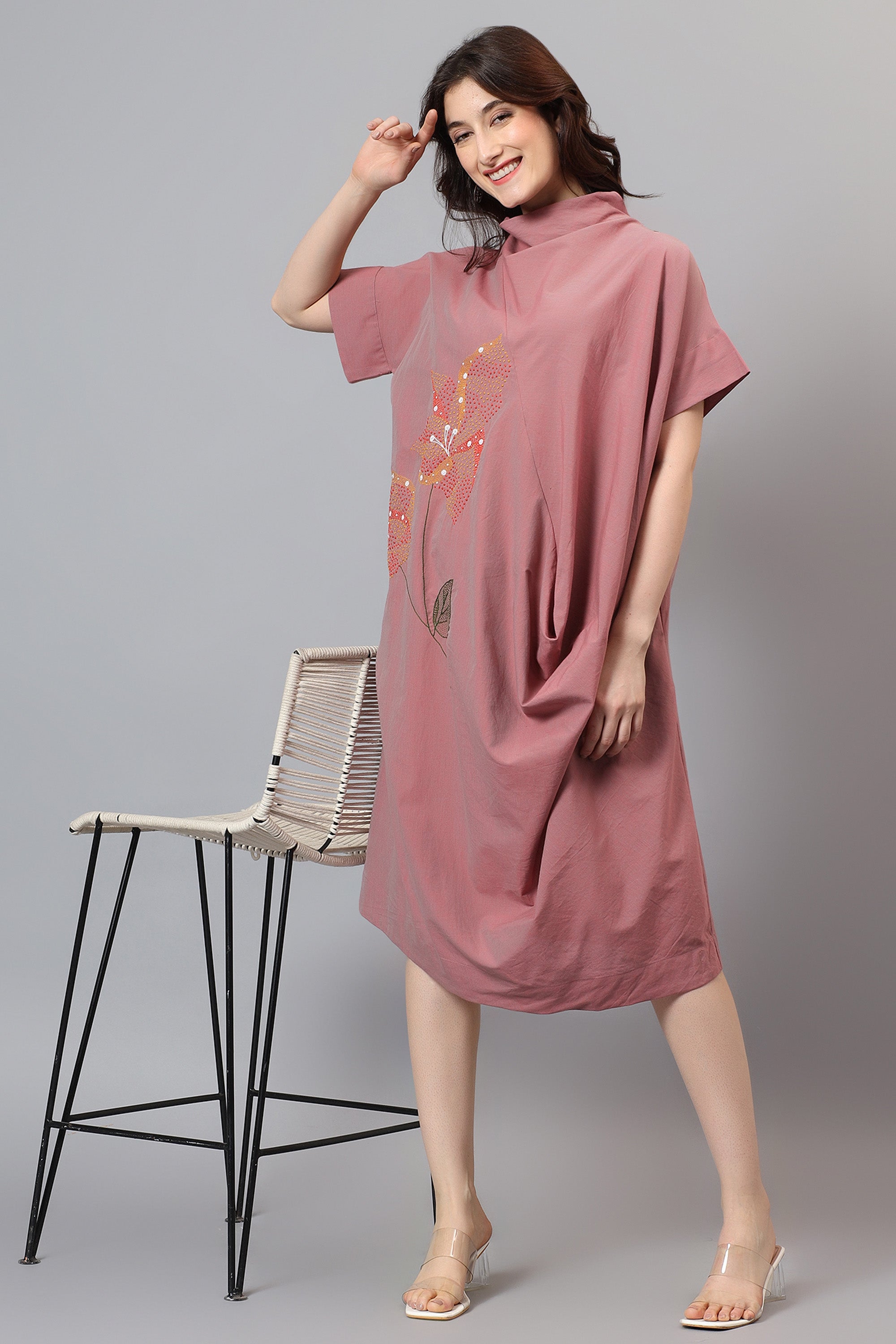 Dress | Sangya | Chikankari | Cotton