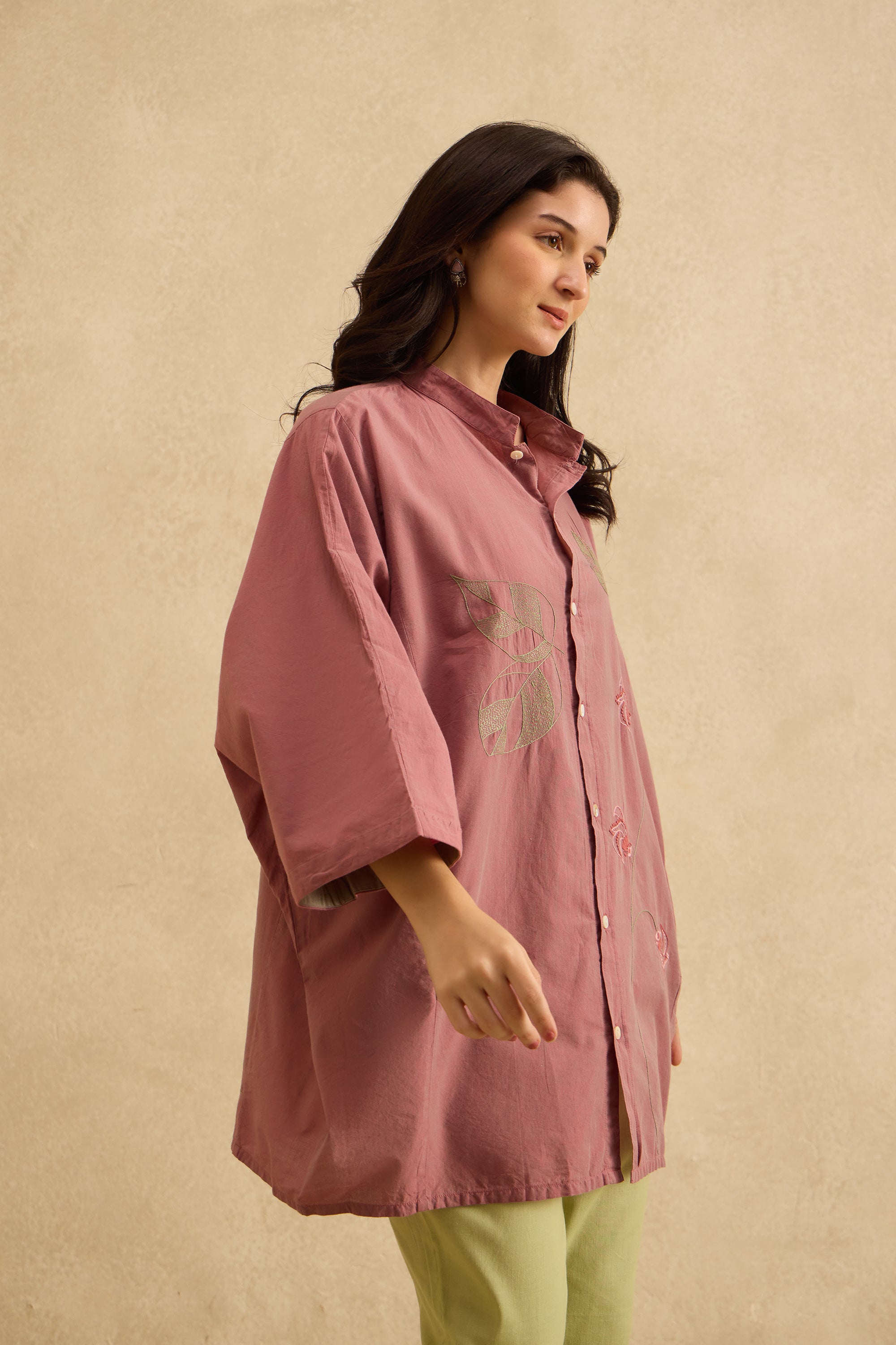 Sargam handcrafted Chikankari easy Shirt
