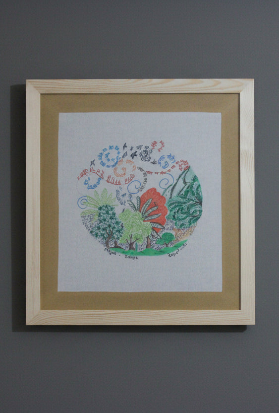 Wall Art | Embroidery & Drawing | Jaspal Kalra | Banrae | Exclusive Edition