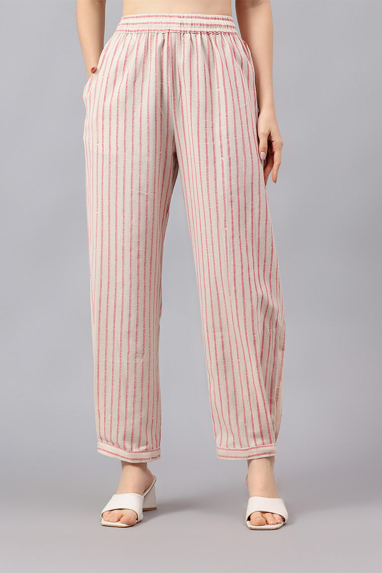 Waft Pant | Mau | Cotton Linen