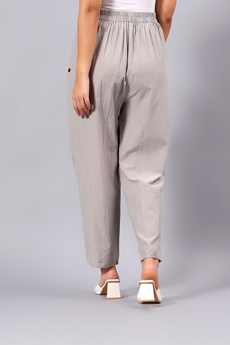 Pant | Originem | Chikankari | Cotton