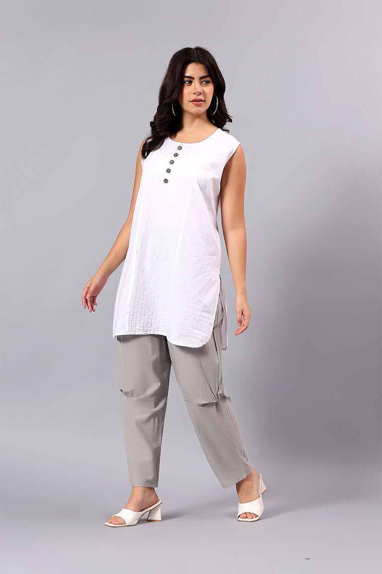 Pant | Originem | Chikankari | Cotton