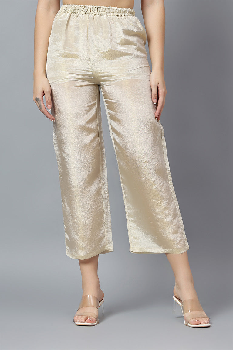 Classic Pyjamas | Shravasti | Metallic chanderi