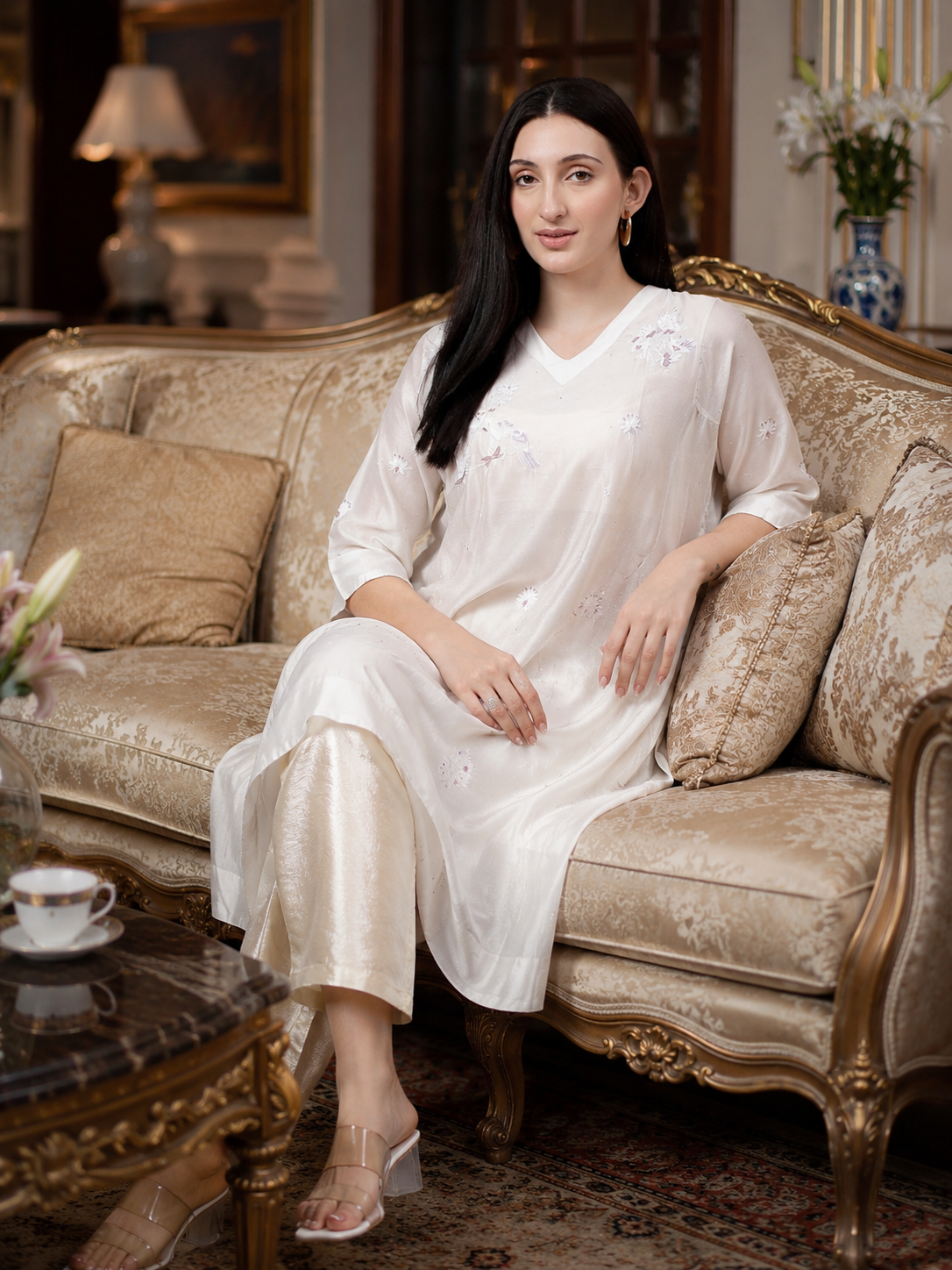 Kurta | Chhand | Chikankari | Chanderi