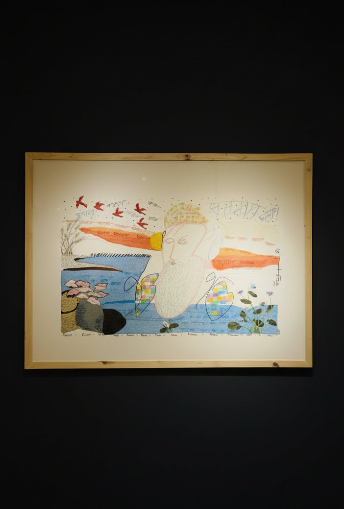 Wall Art | Embroidery | Jaspal Kalra | The Sermon | Exclusive Edition