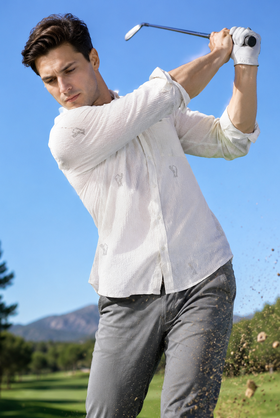 Atileba handcrafted Chikankari Shirt