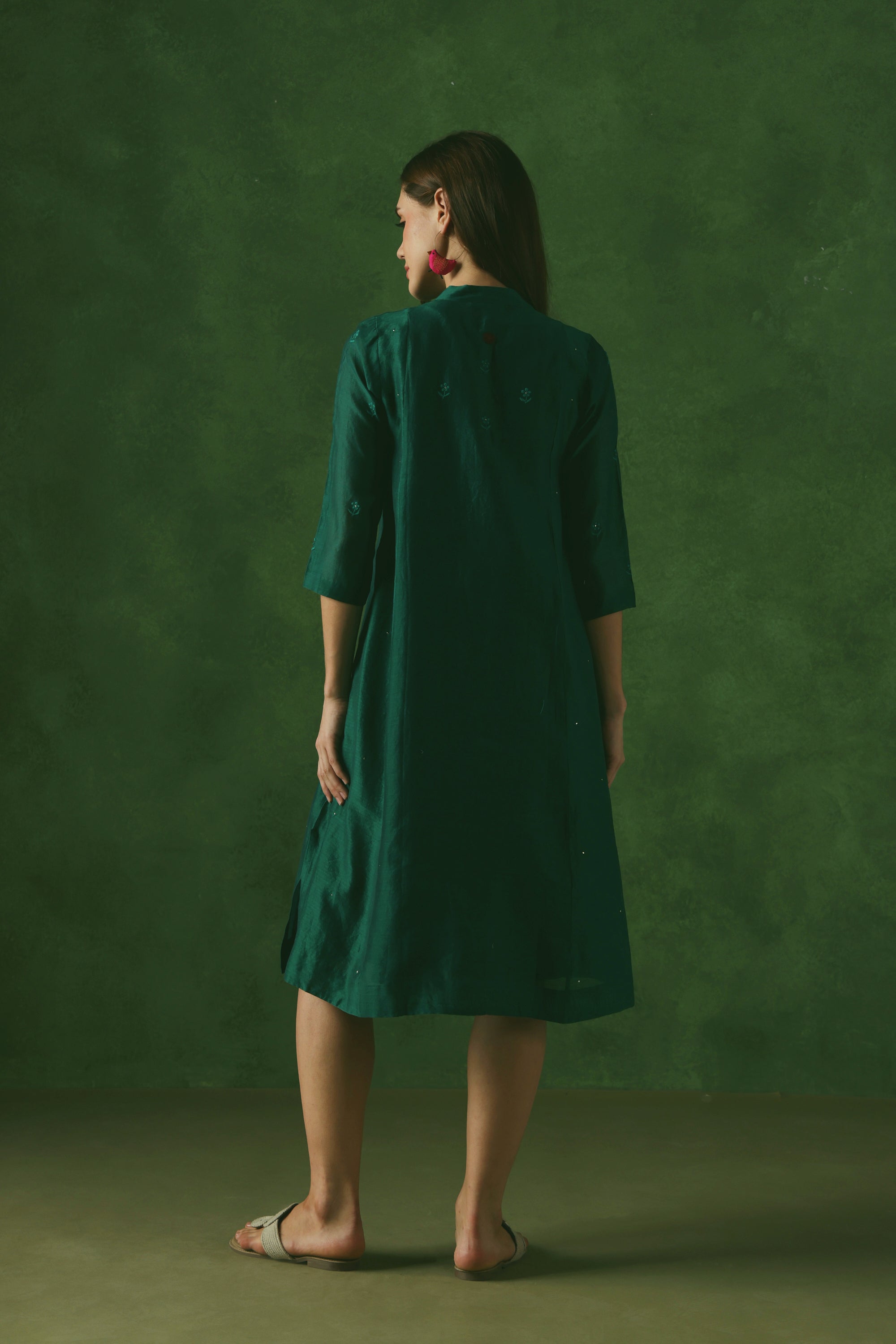 Sambhal handcrafted Chikankari Tunic