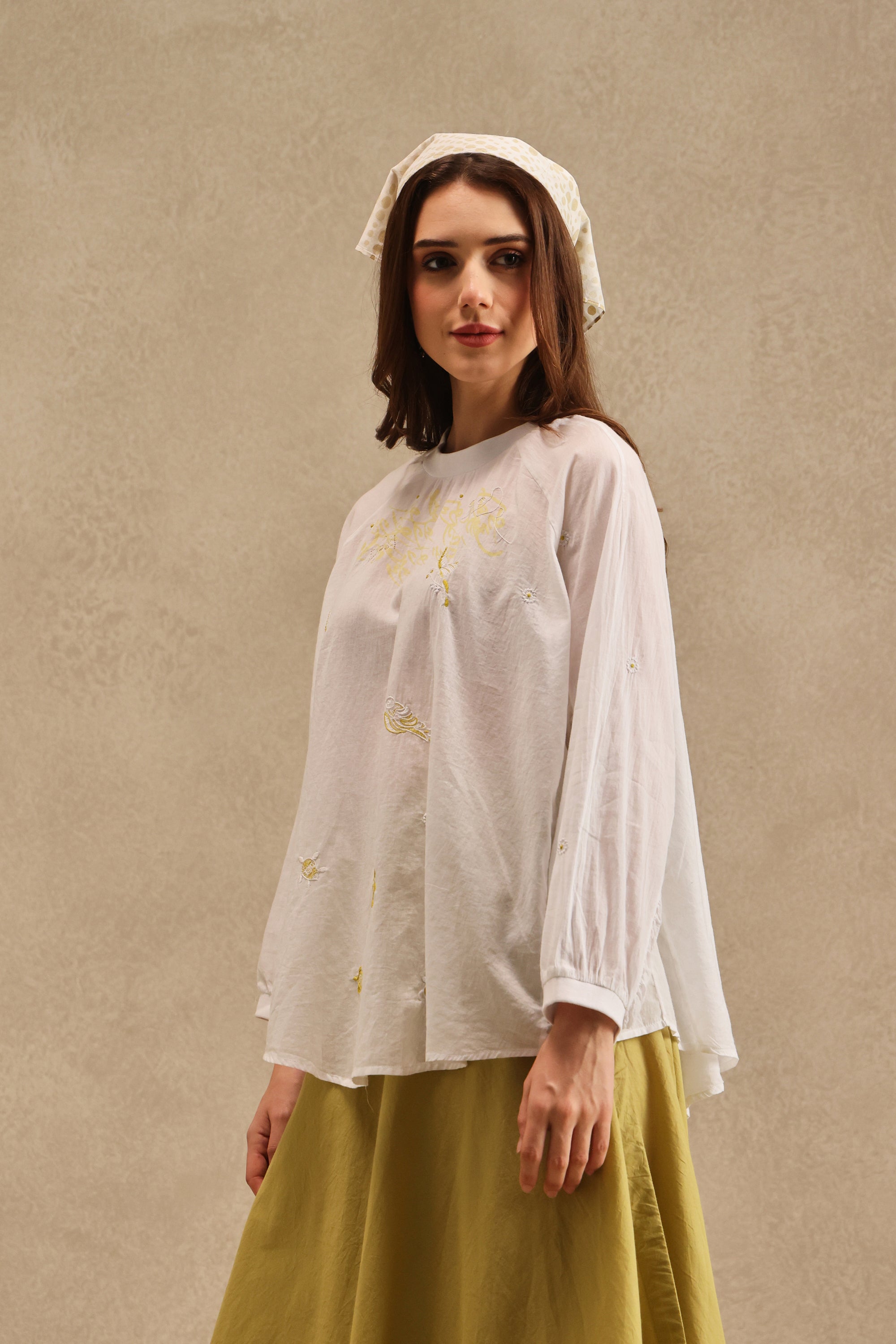 Sada Handcrafted Chikankari Top