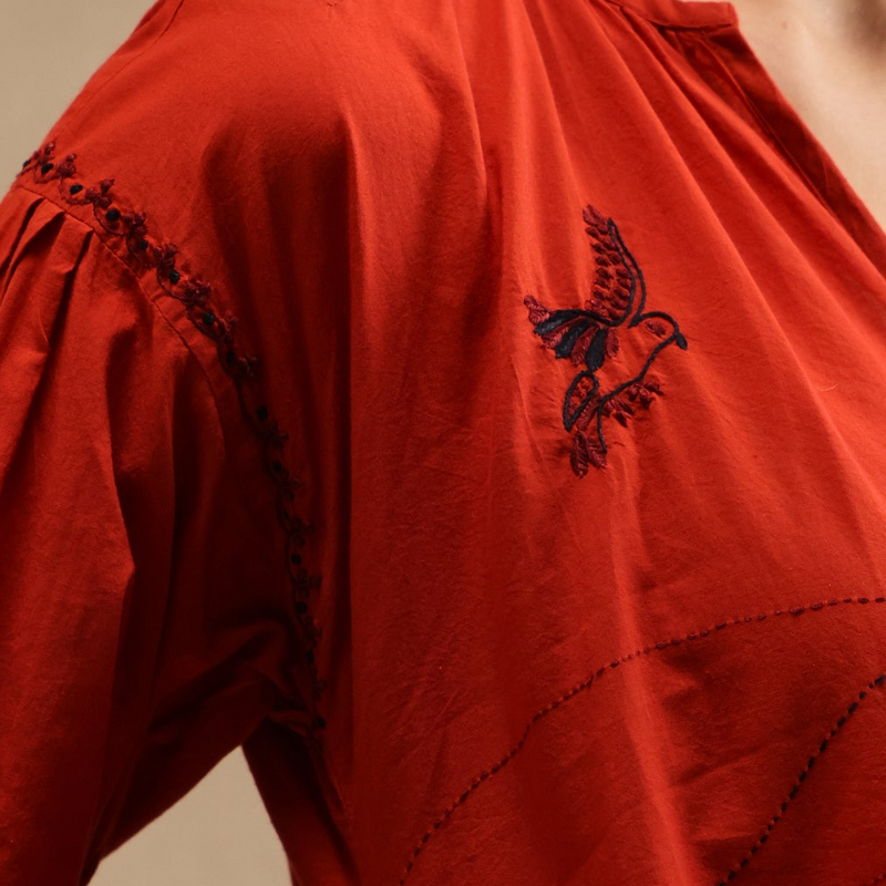 Embroidery detail