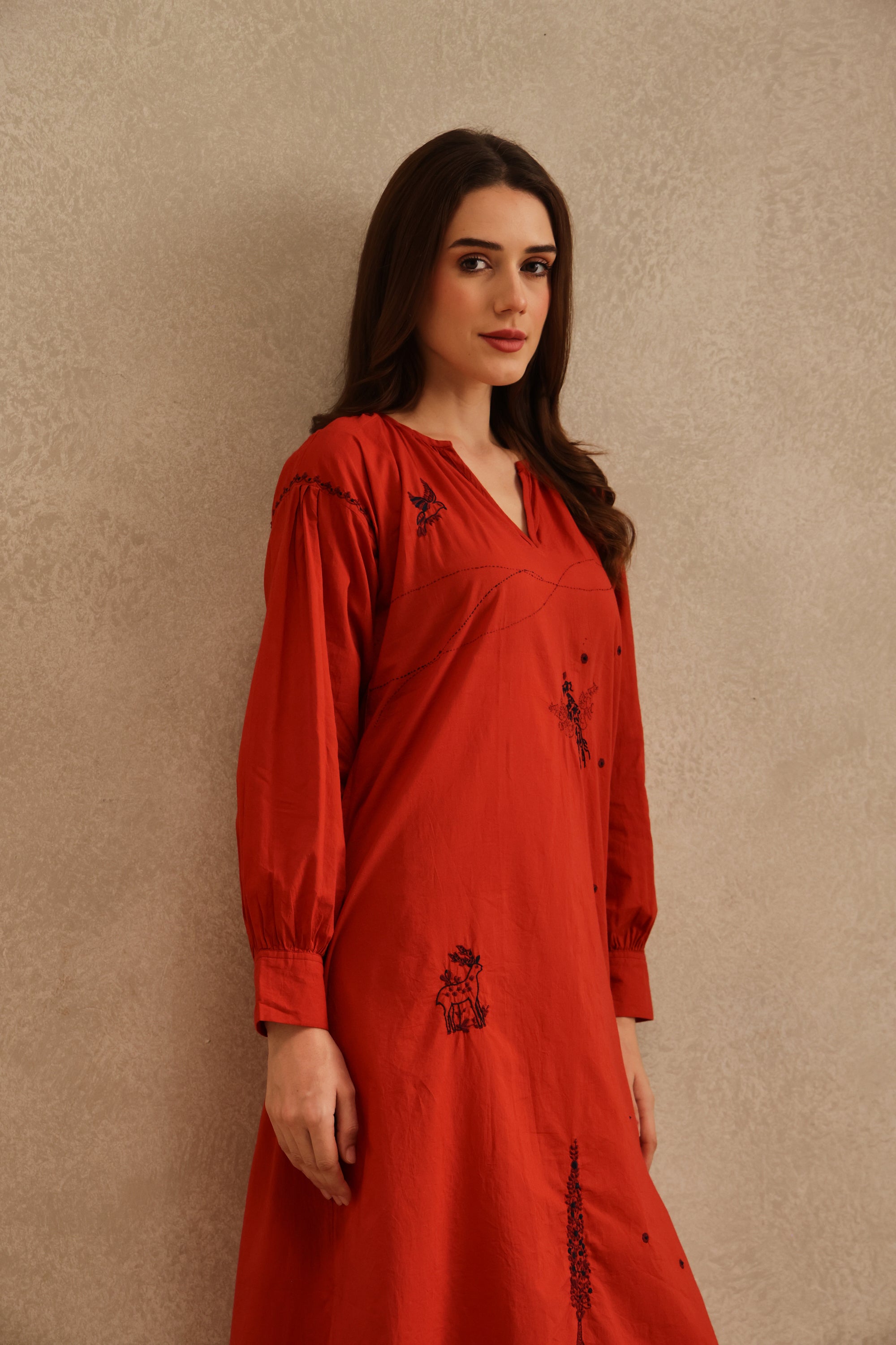 Doaab Handcrafted Chikankari Tunic