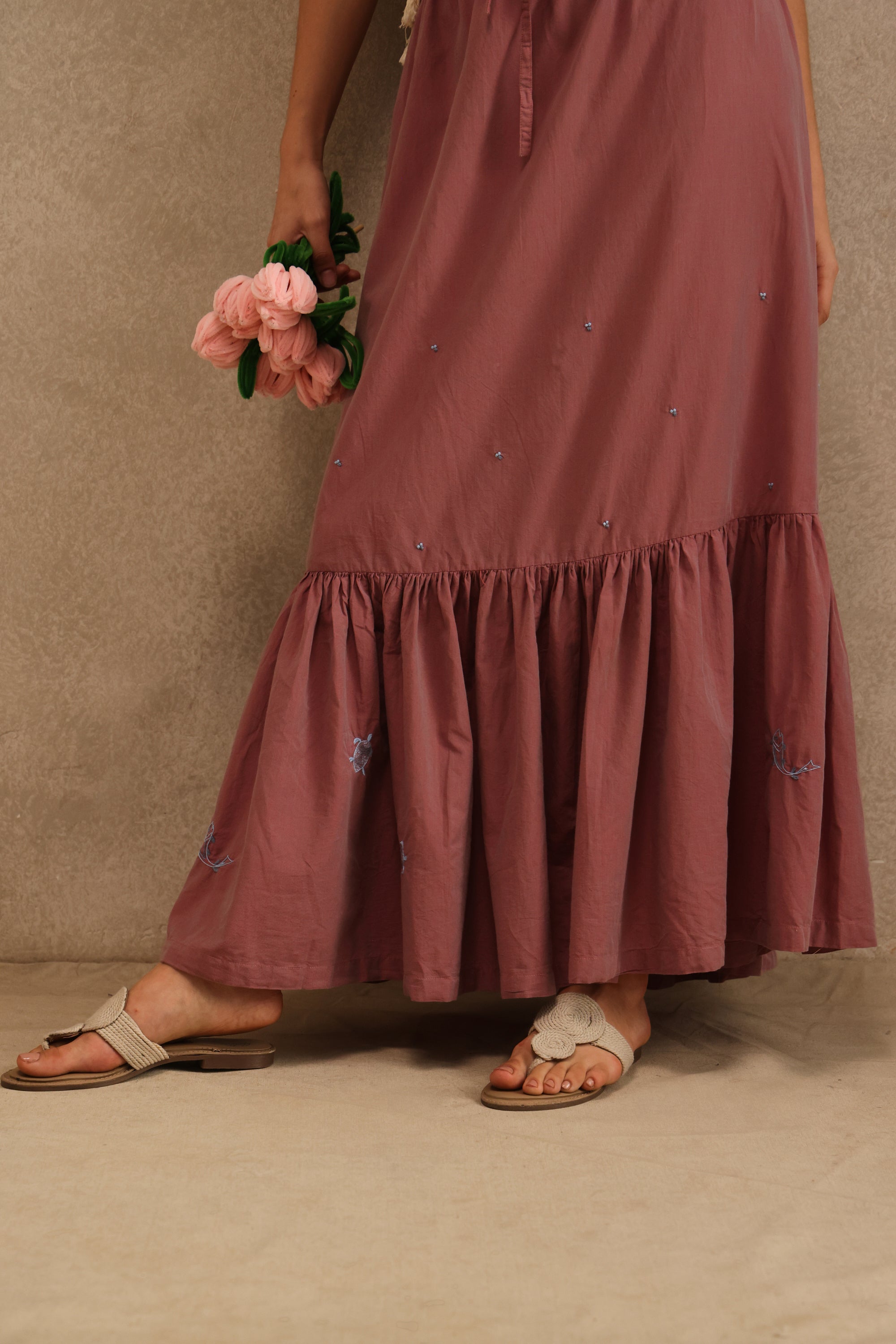 Kanchan handcrafted Chikankari Skirt