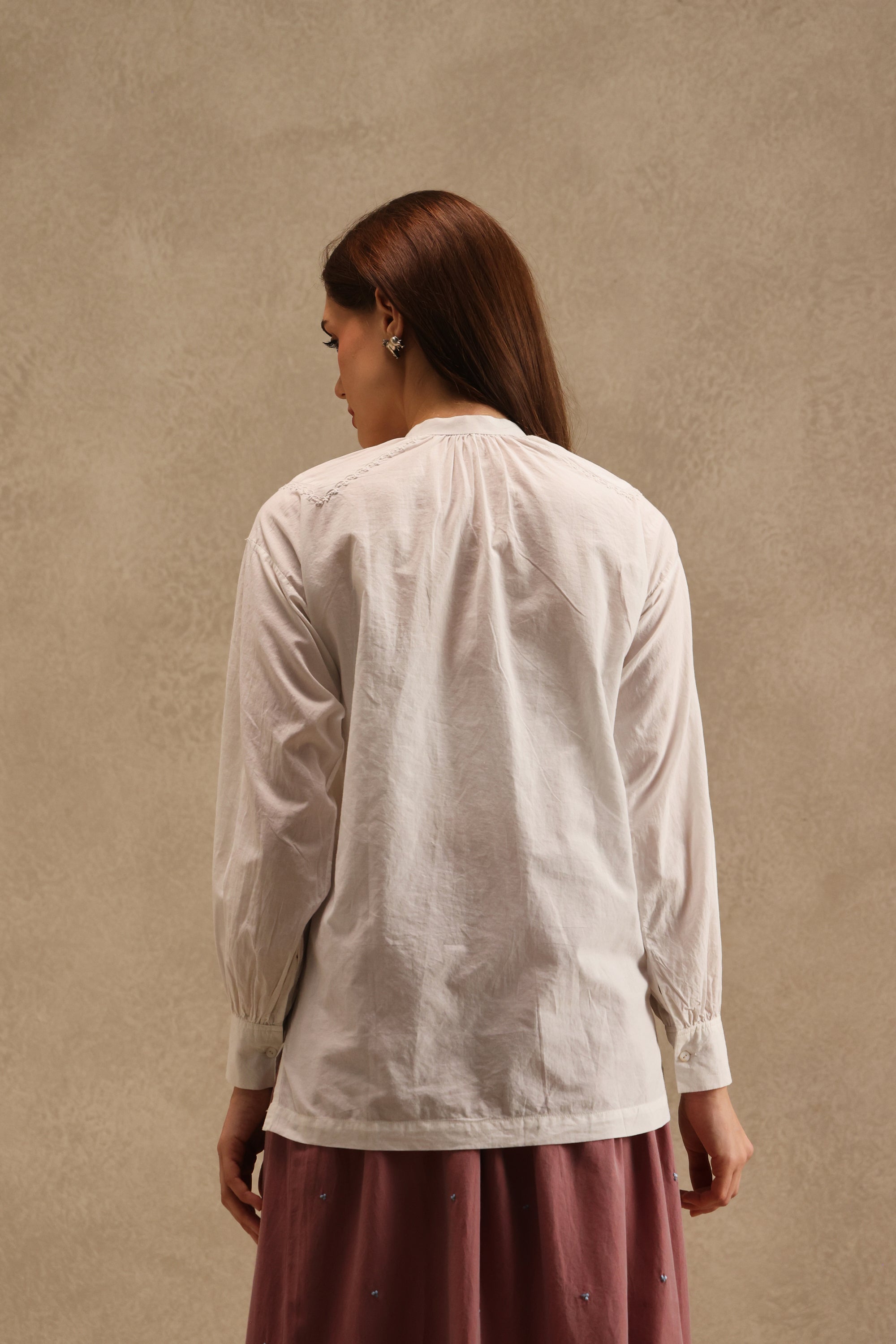 Baani handcrafted Chikankari Shirt