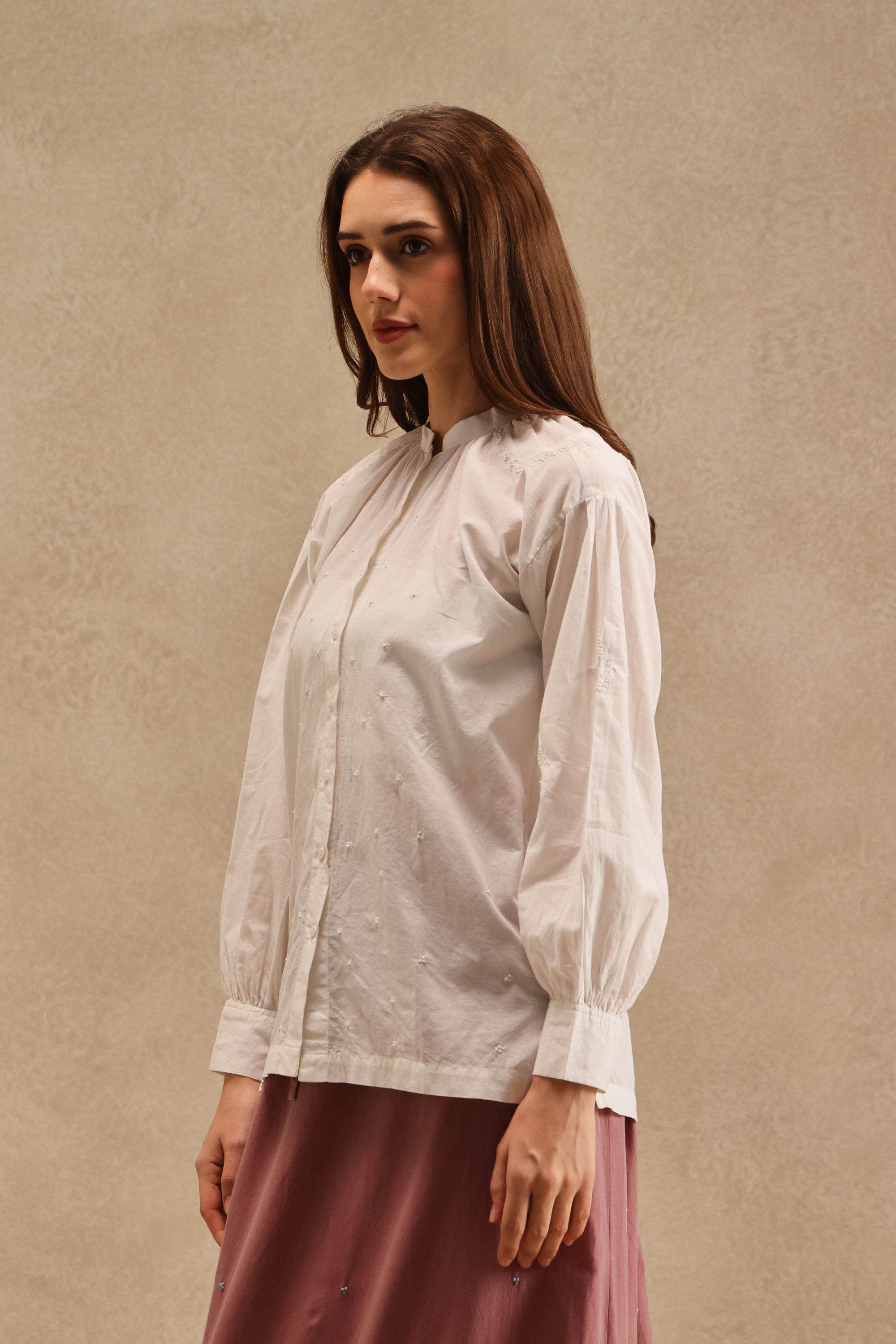 Baani handcrafted Chikankari Shirt