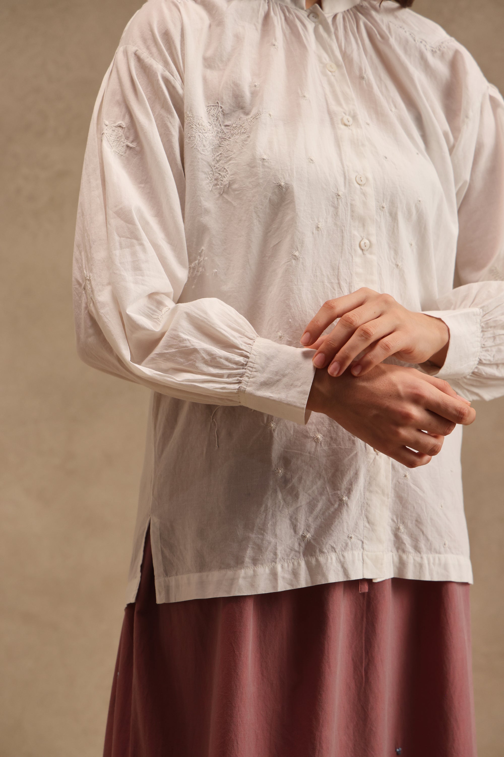 Baani handcrafted Chikankari Shirt