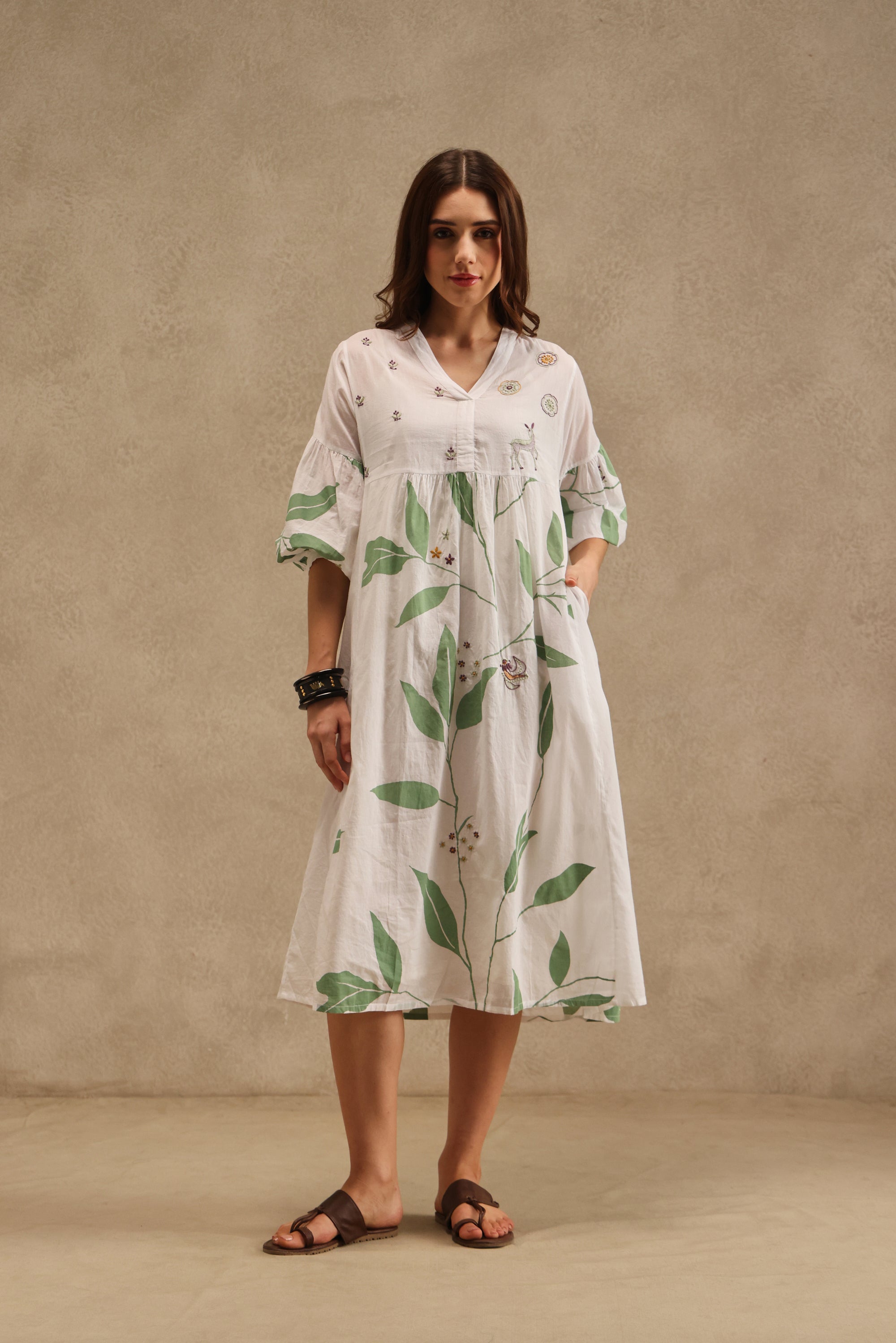 Dariya handcrafted Chikankari dress