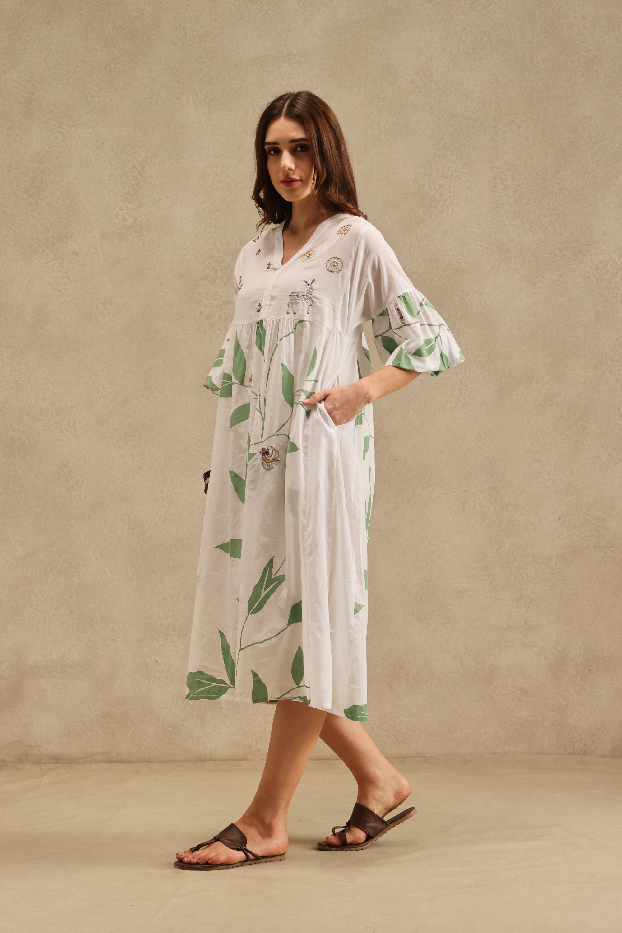 Dariya handcrafted Chikankari dress