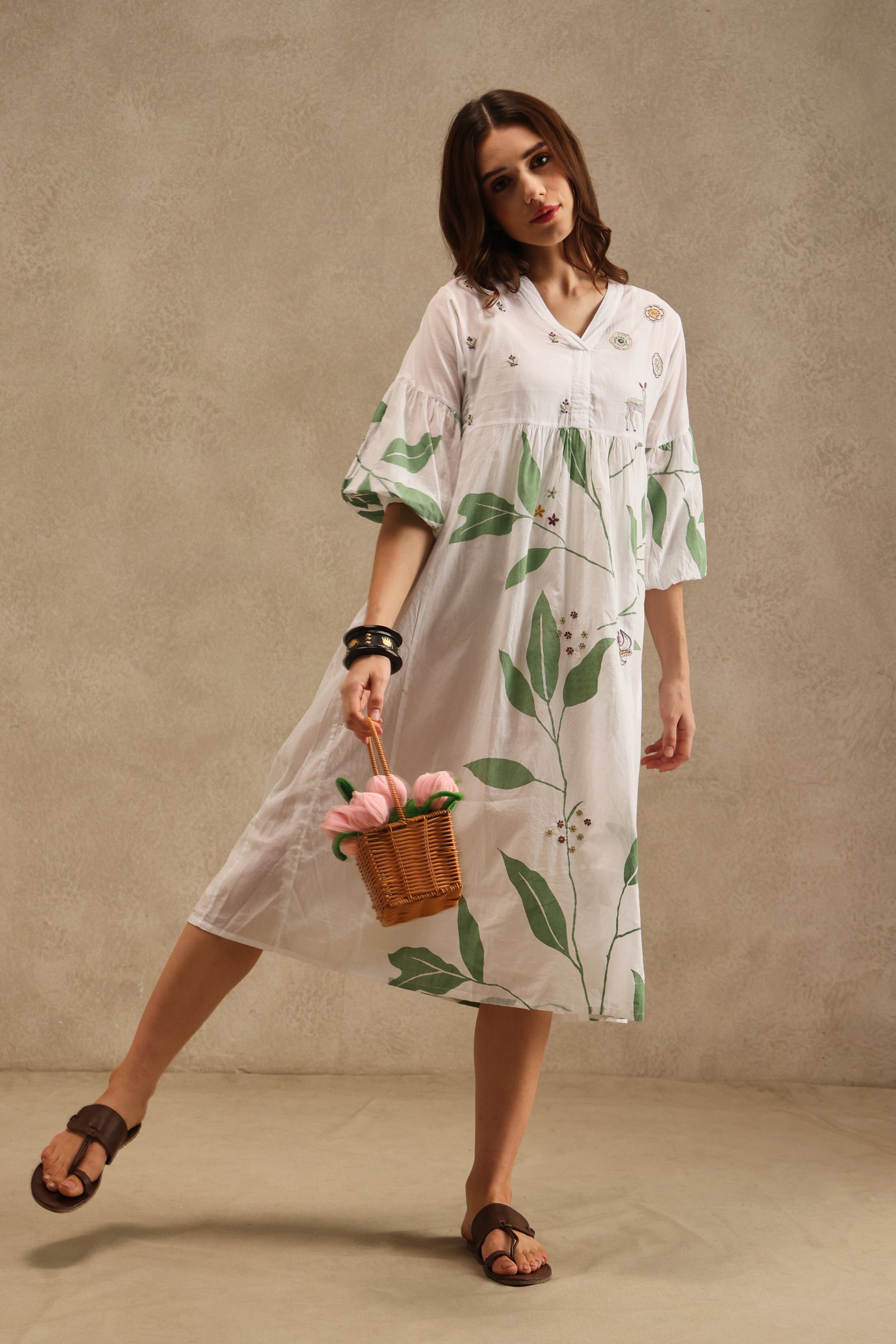 Dariya handcrafted Chikankari dress