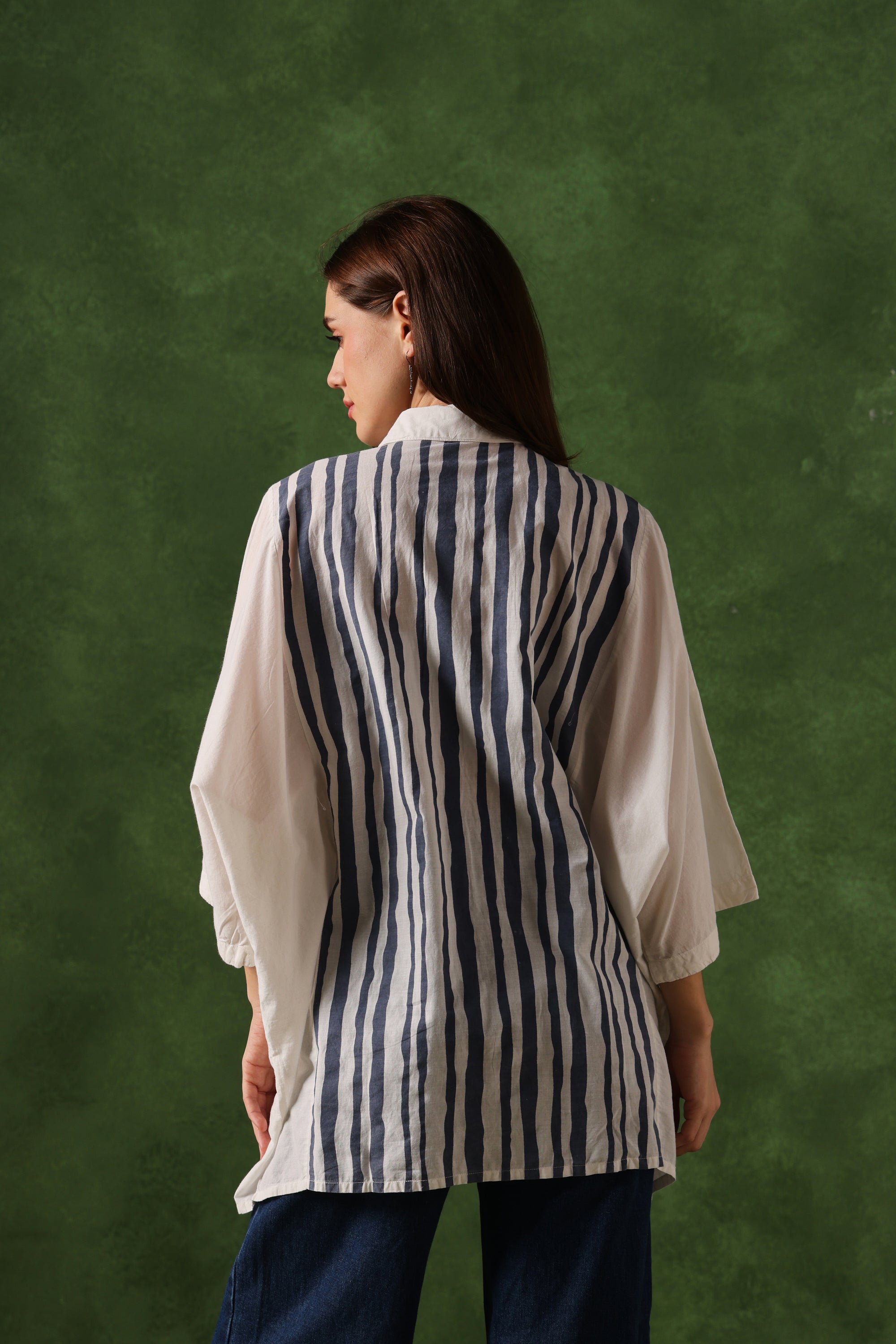 Nazar handcrafted Chikankari easy Shirt