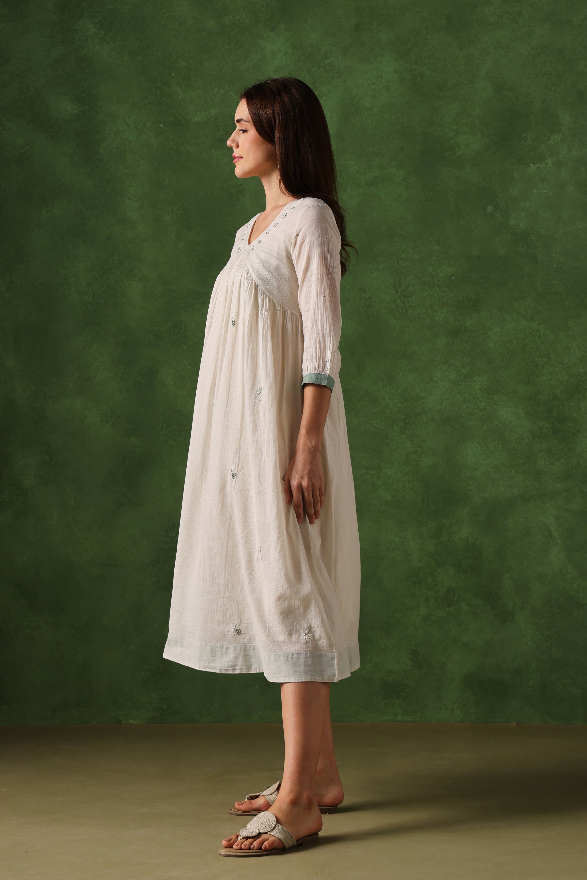 Tunic | Kyoho | Chikankari | Cotton