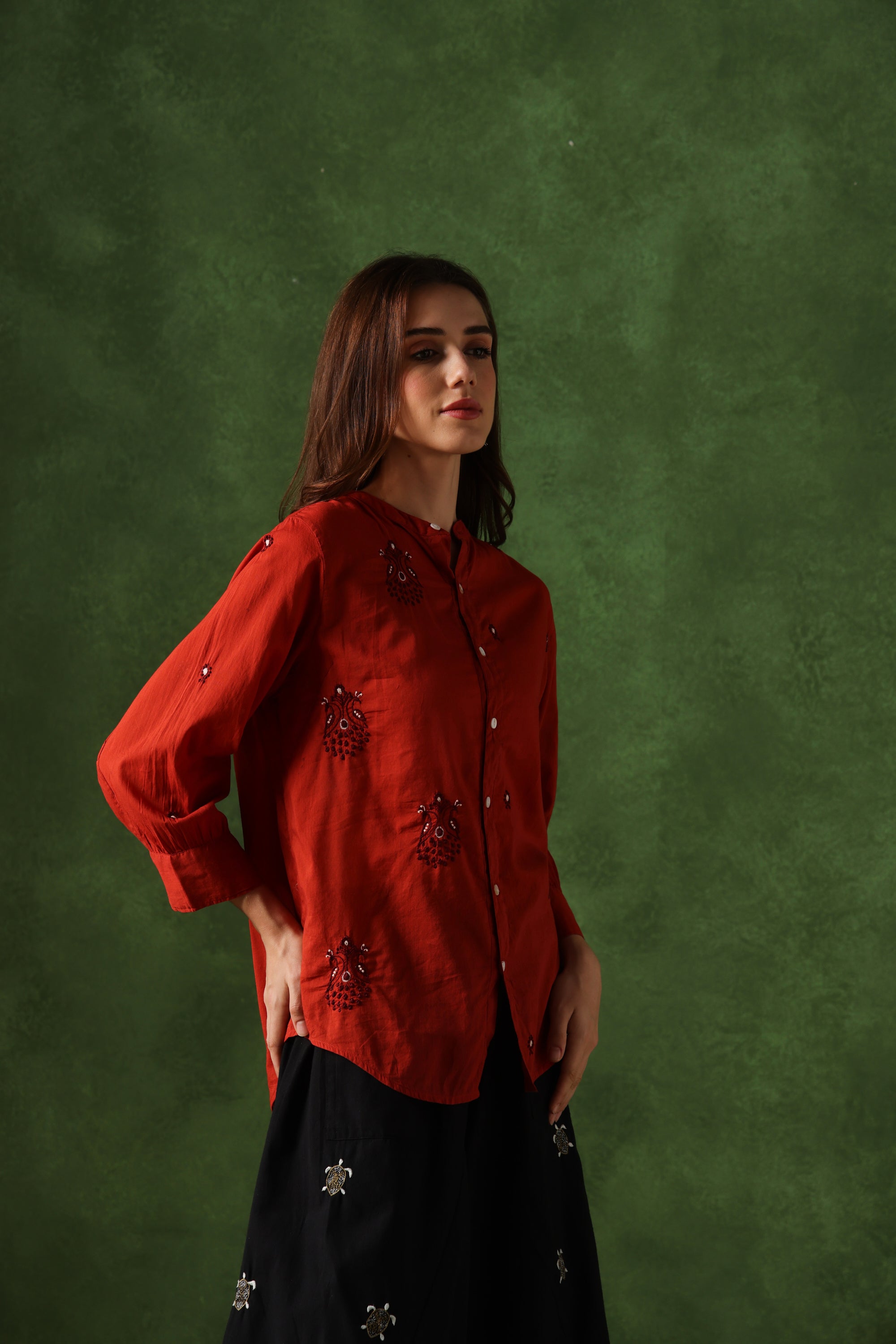 Tanda handcrafted Chikankari Shirt