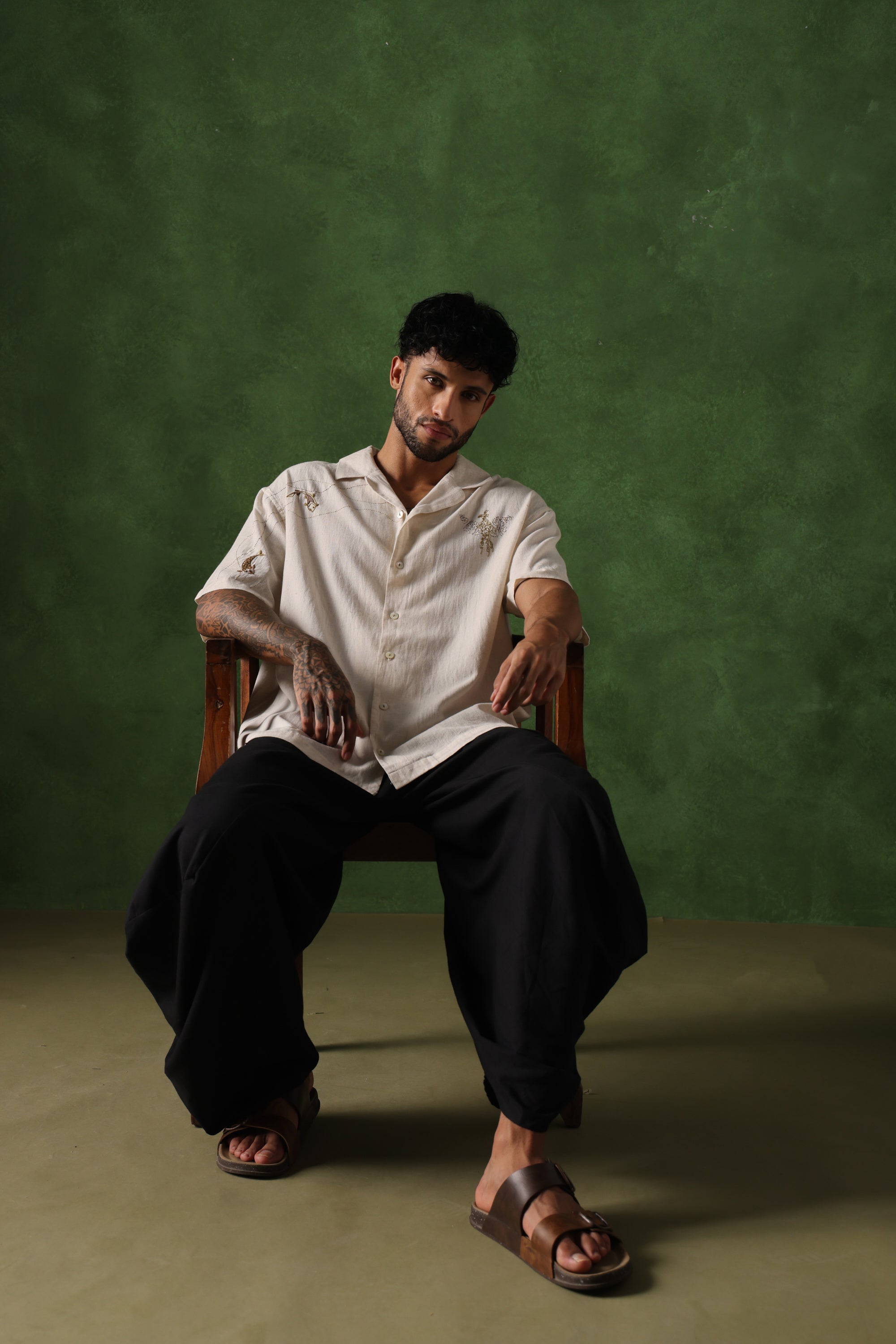 Parvaaz handcrafted Chikankari Shirt