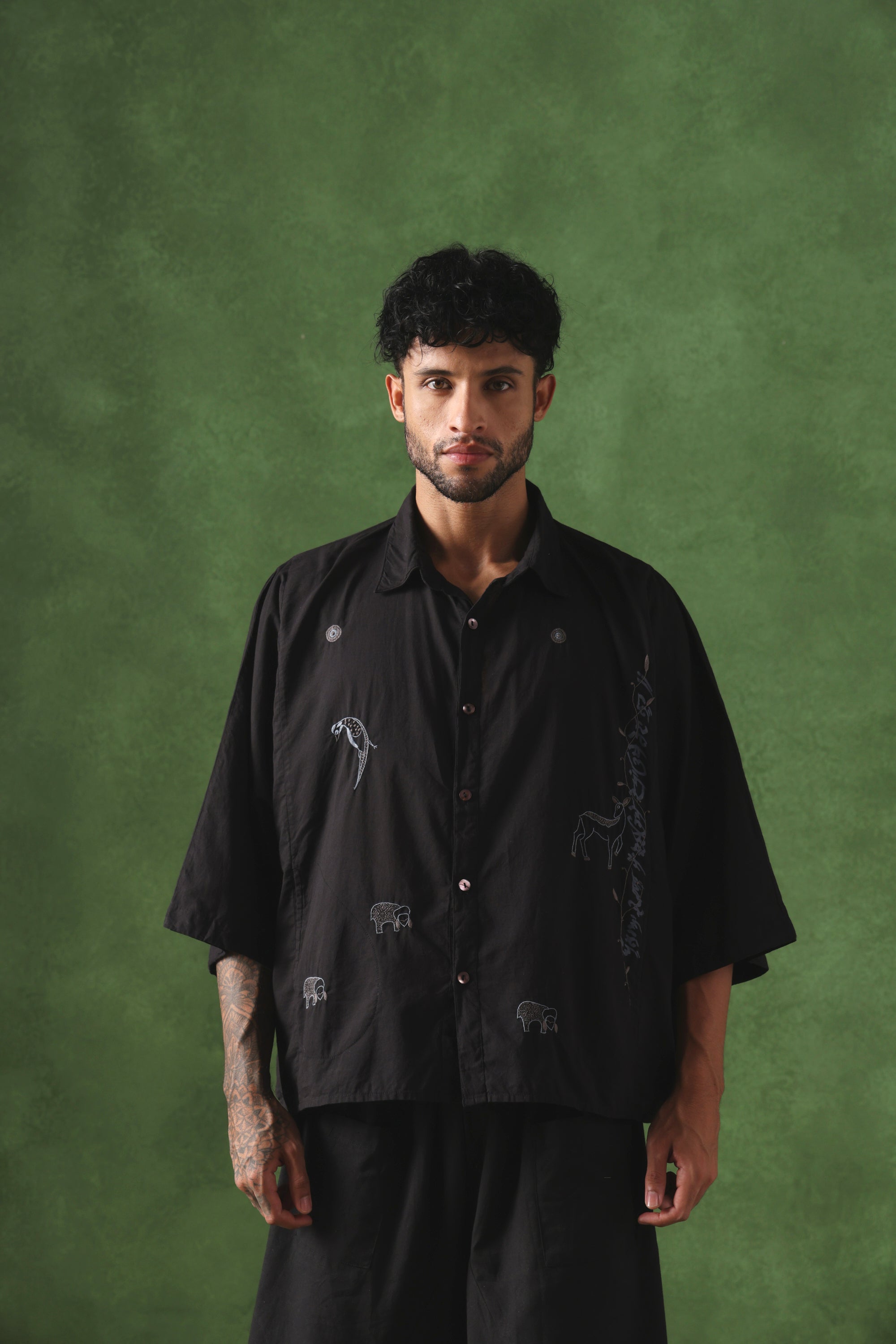 Seher handcrafted Chikankari easy Shirt