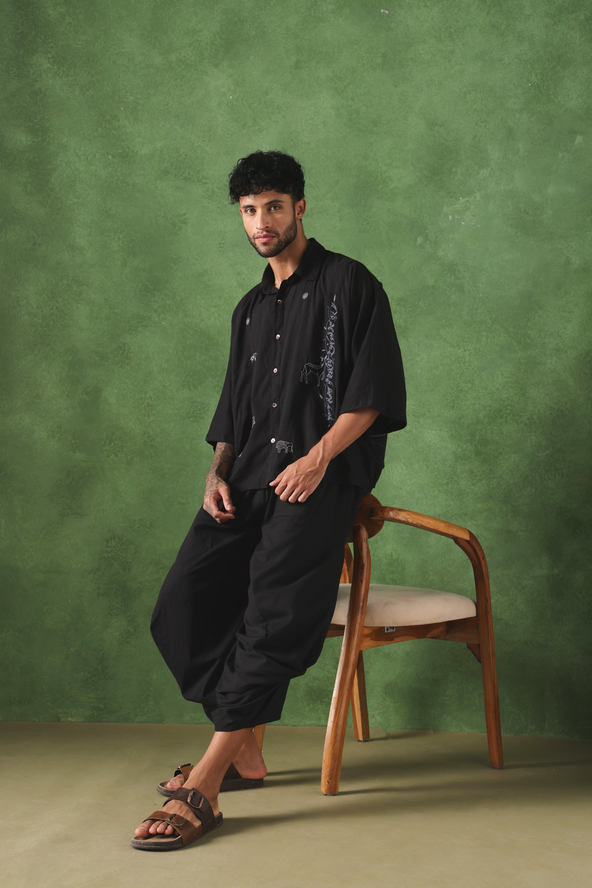 Seher handcrafted Chikankari easy Shirt