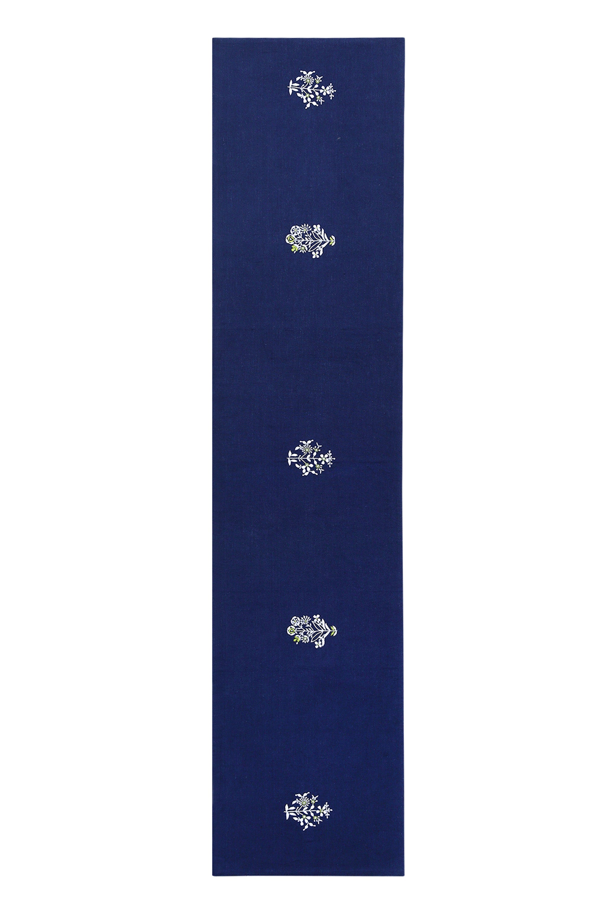 Table Runner | Chilika | Chikankari | Cotton Linen