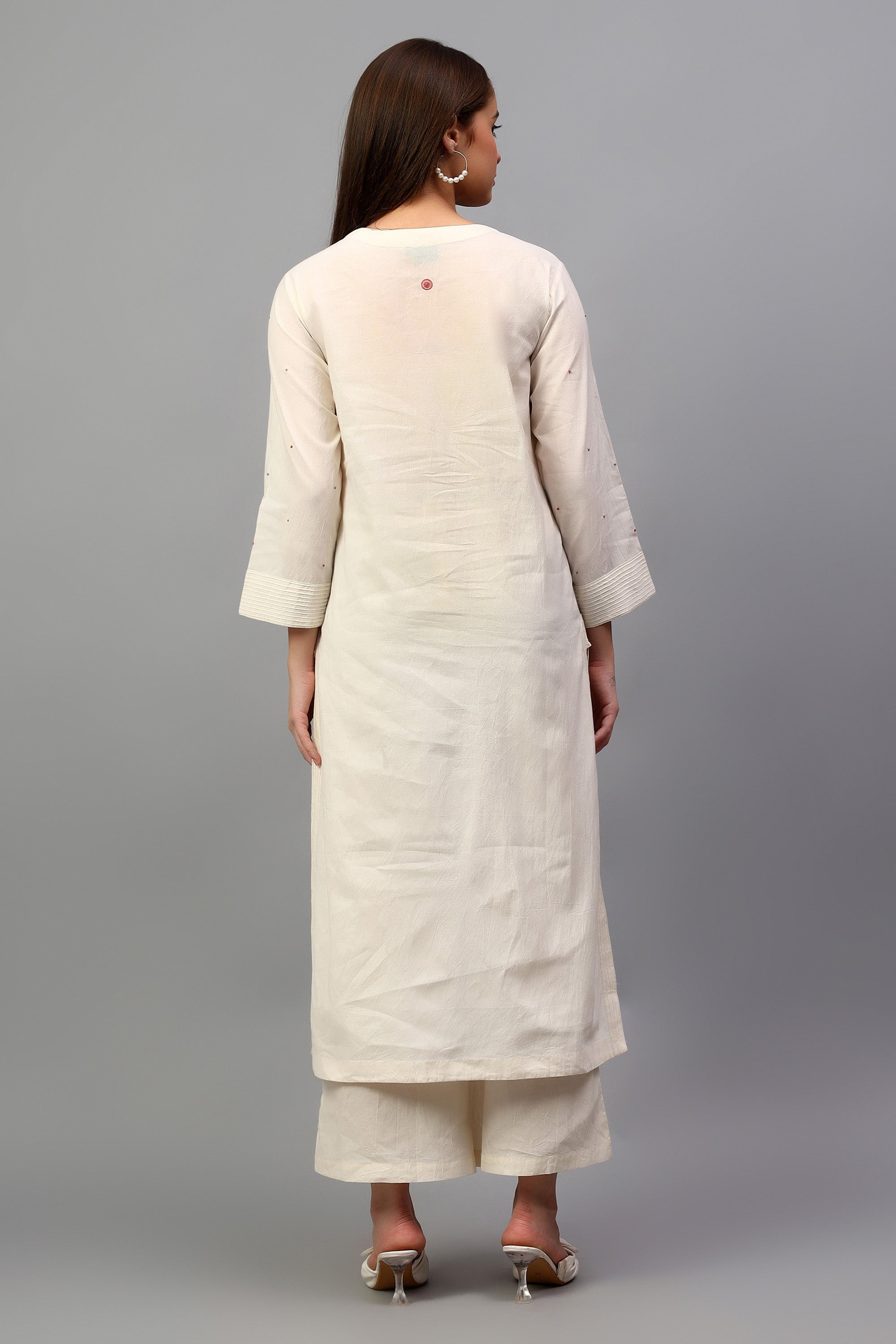 Kurta | Meer | Chikankari | Cotton