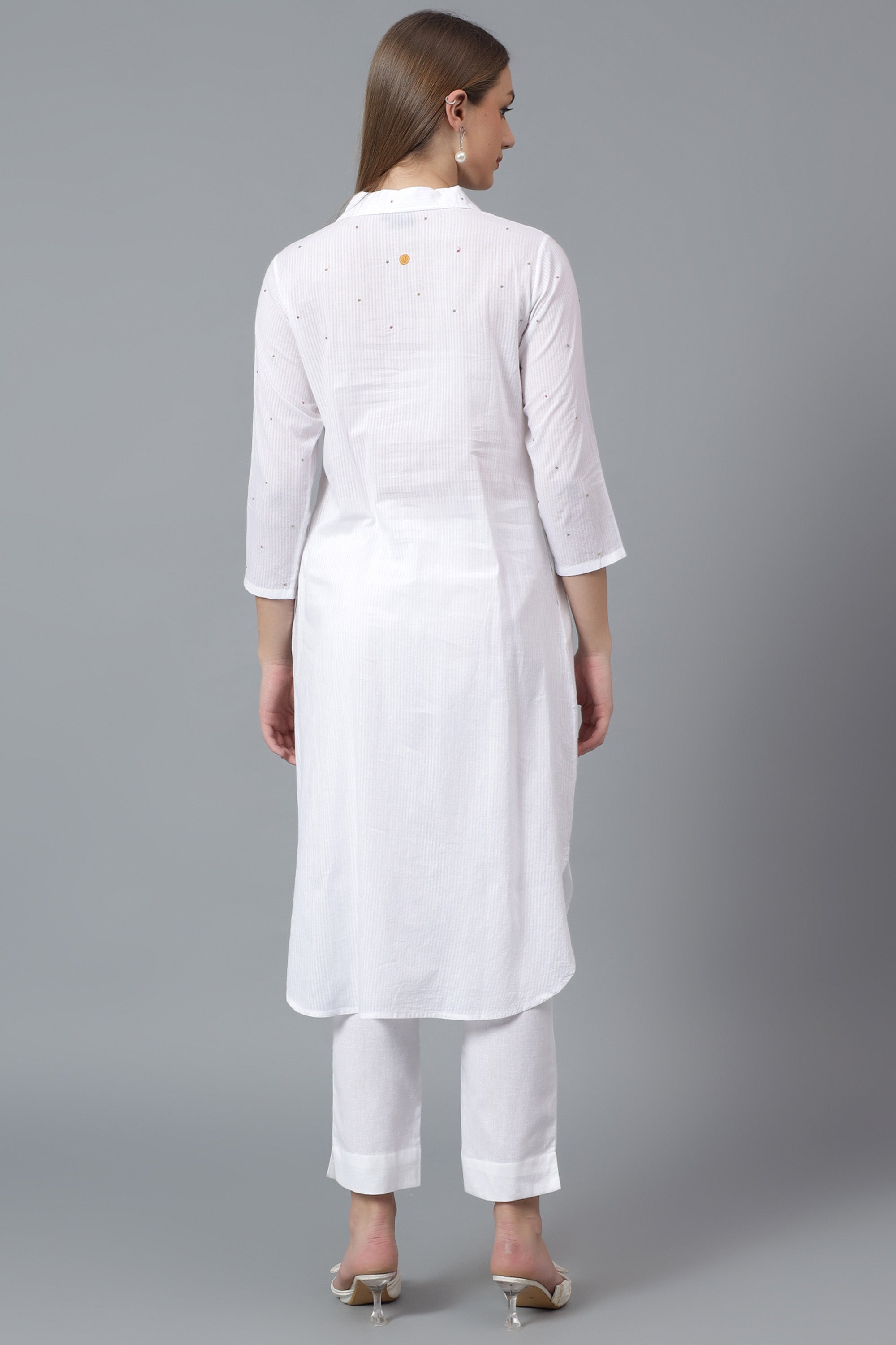 Tunic | Narmada | Chikankari | Cotton